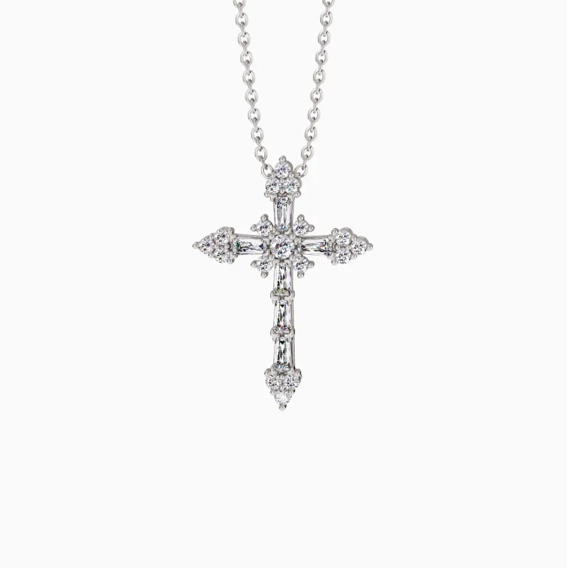 Byzantine Faith Cross Pendant Necklace sold by Vanimy Jewelry