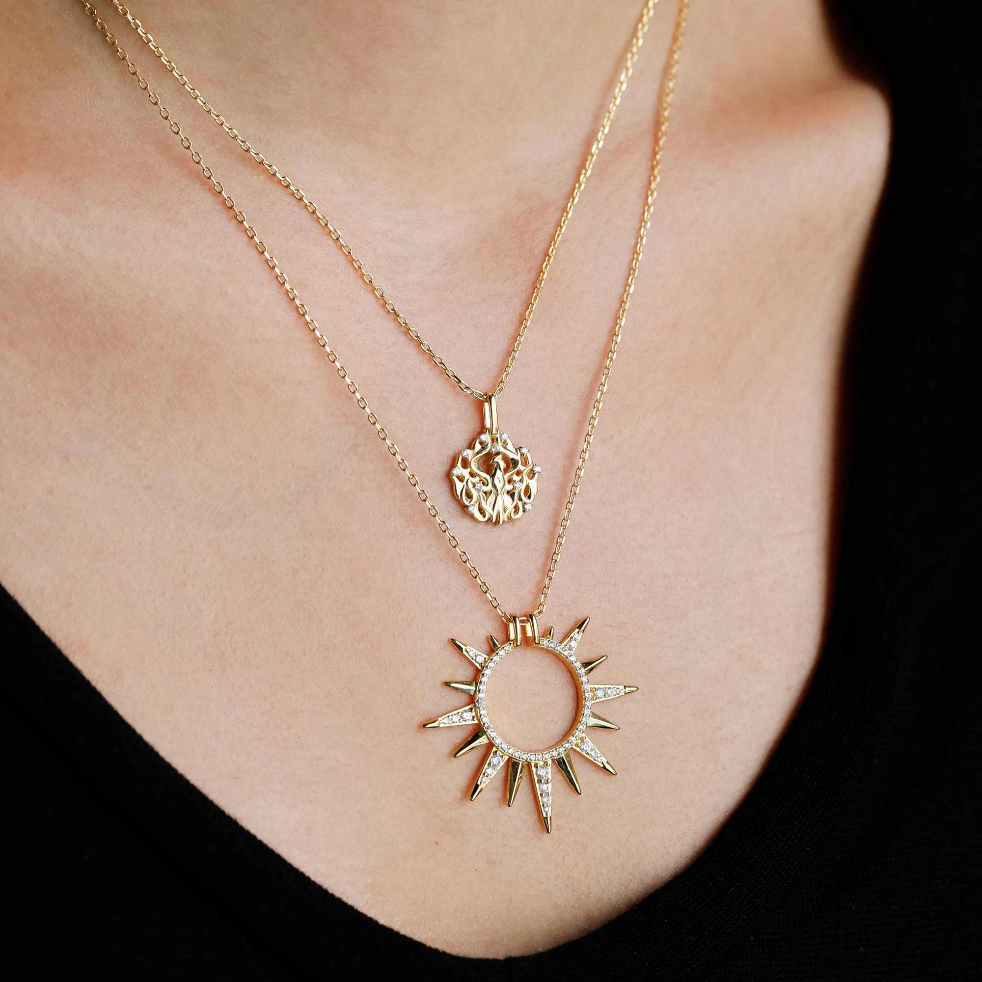 Rising Phoenix Necklace sold by Vanimy Jewelry product image thumbnail 3