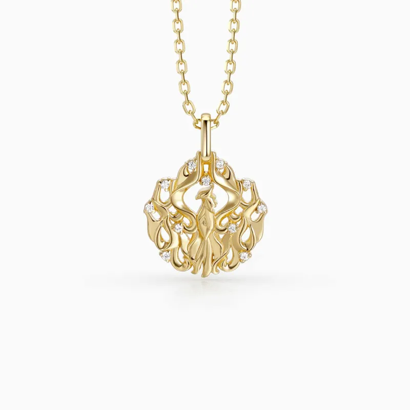 Rising Phoenix Necklace sold by Vanimy Jewelry