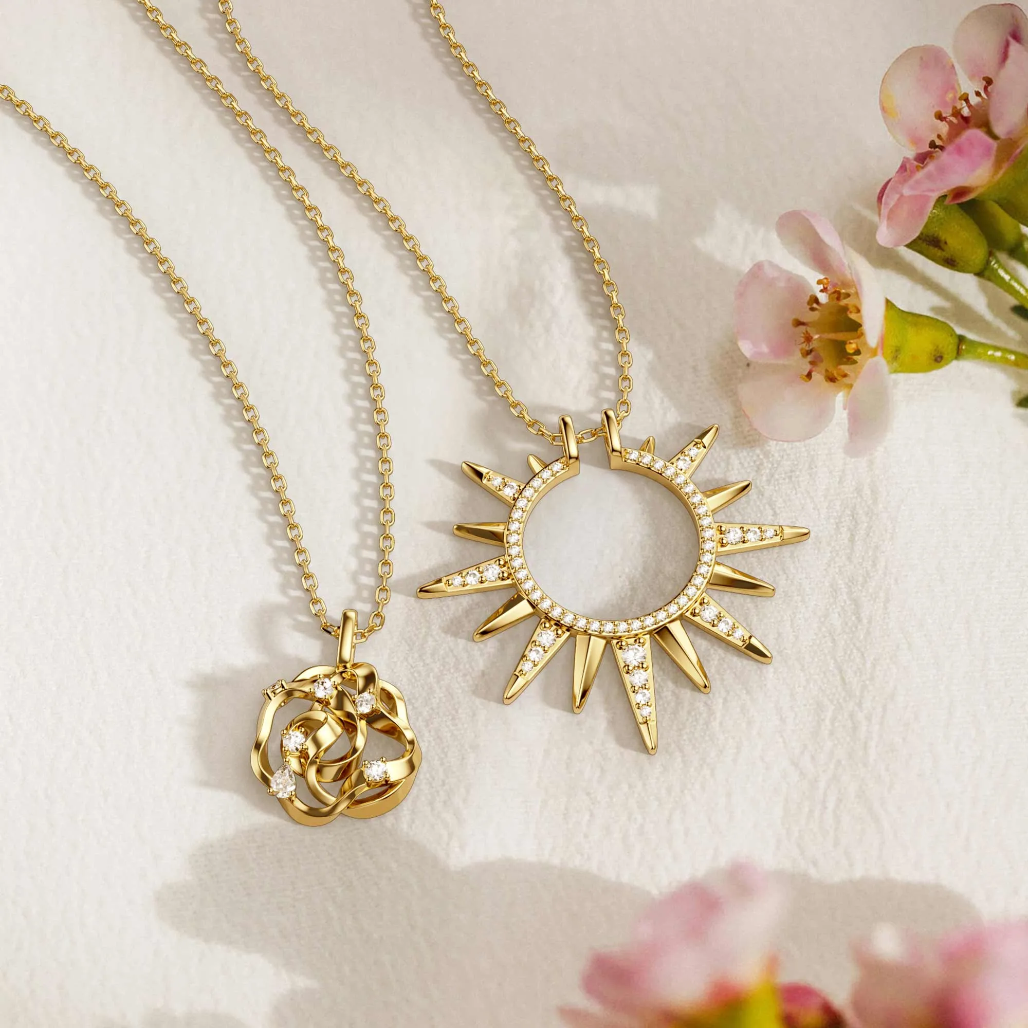 Camellia Compassion Necklace sold by Vanimy Jewelry product image thumbnail 3