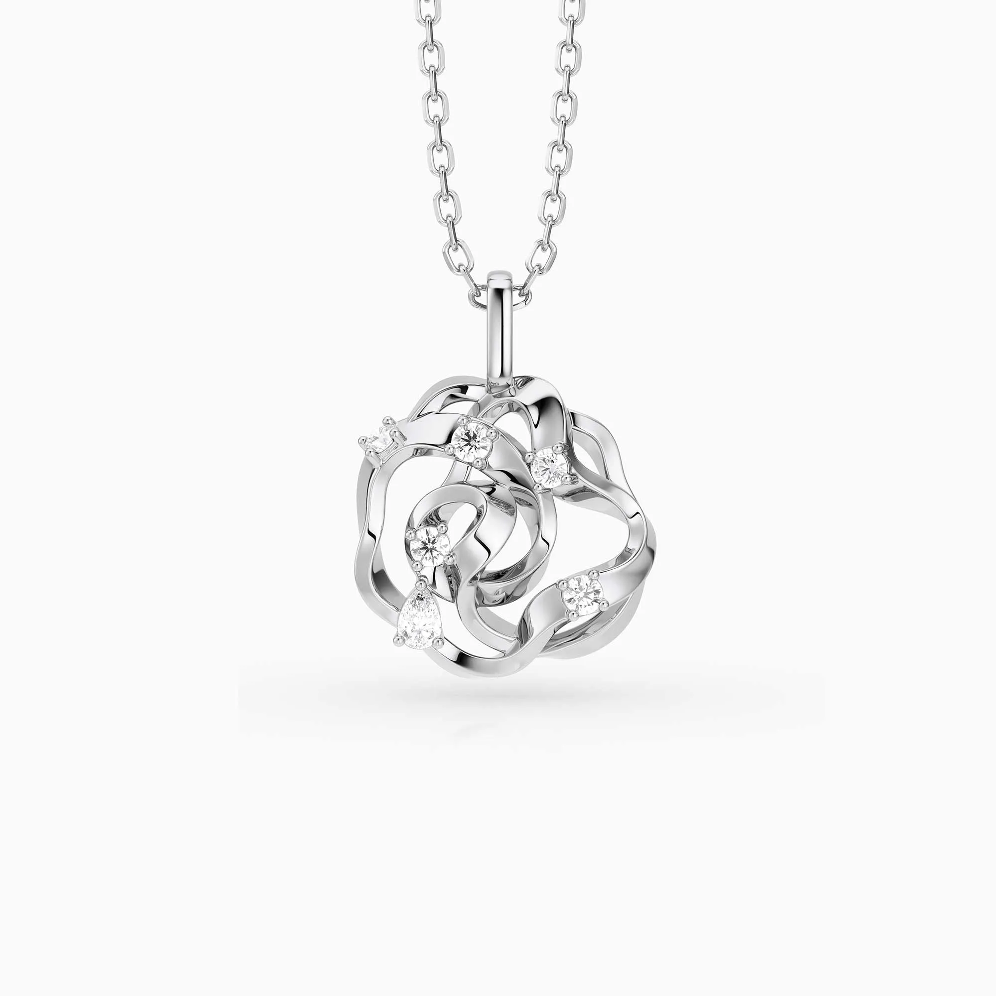 Camellia Compassion Necklace sold by Vanimy Jewelry product image thumbnail 5
