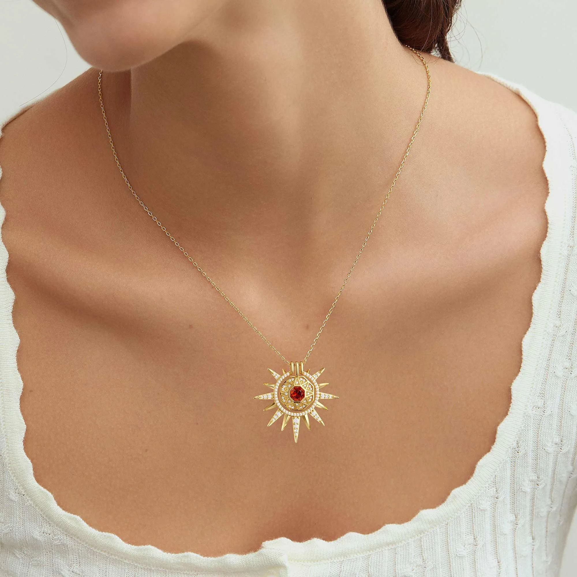 Radiant Light of Truth Octagon Necklace sold by Vanimy Jewelry product image thumbnail 2