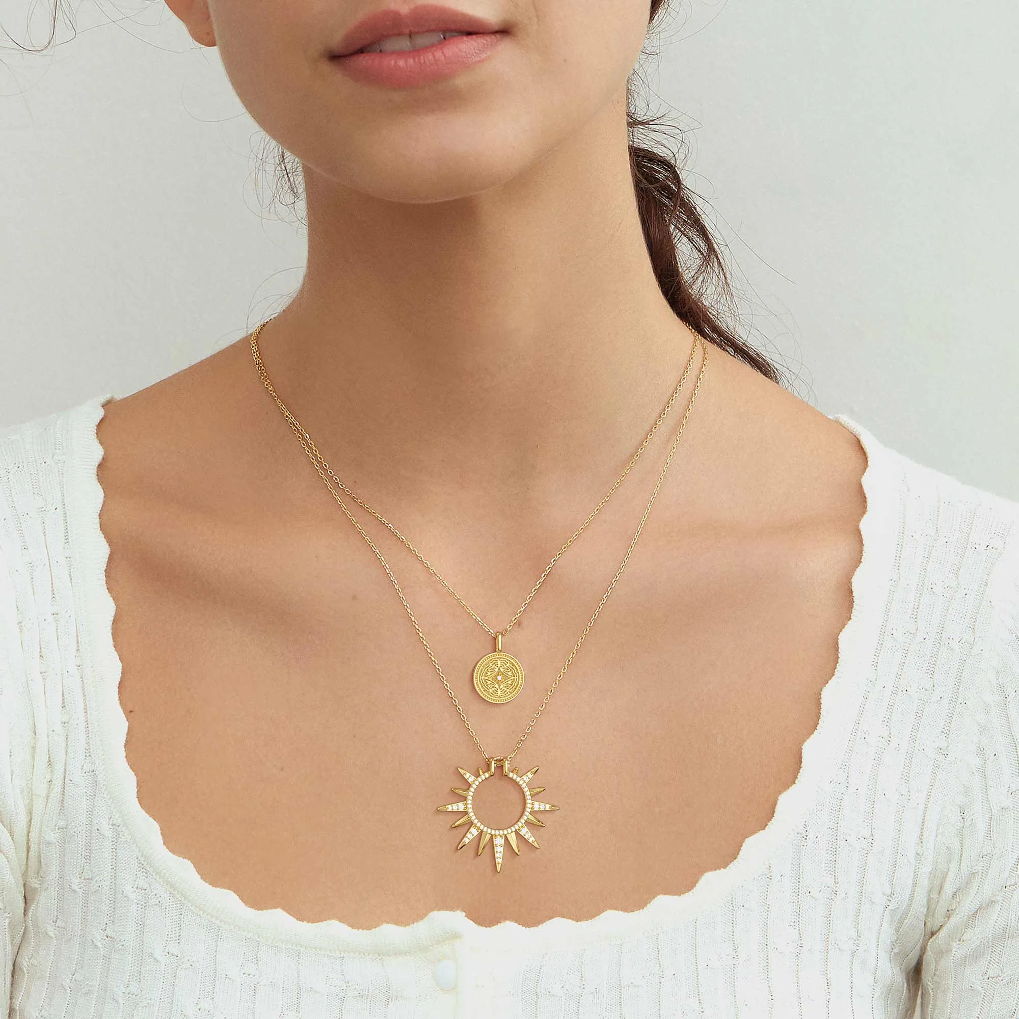 Butterfly Becoming Medallion Necklace sold by Vanimy Jewelry product image thumbnail 4