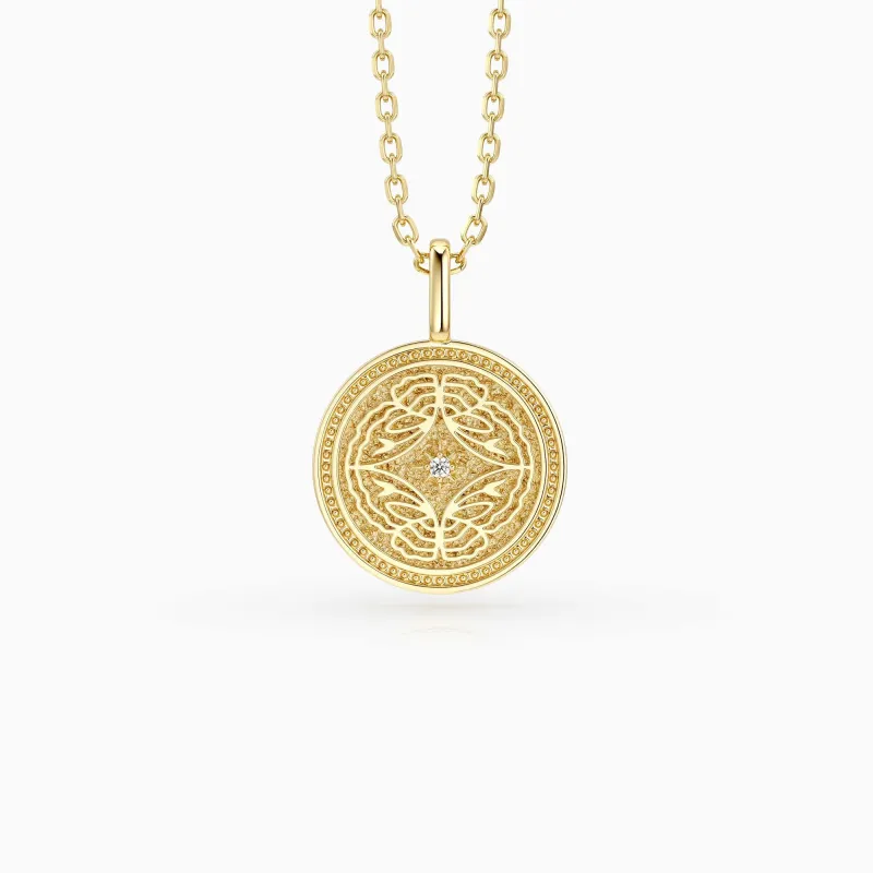 Butterfly Becoming Medallion Necklace sold by Vanimy Jewelry