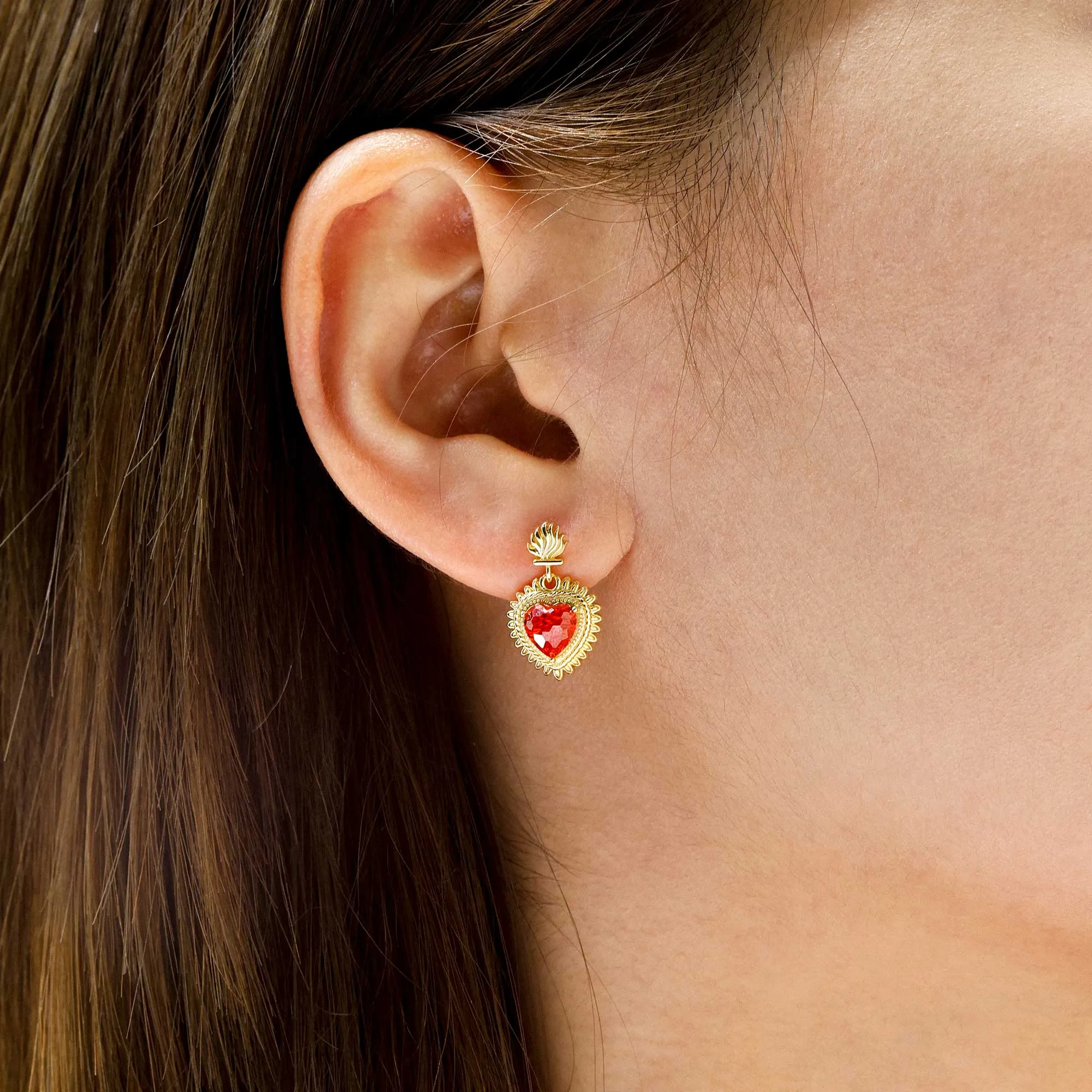 Nova Heart Earrings sold by Vanimy Jewelry product image thumbnail 2
