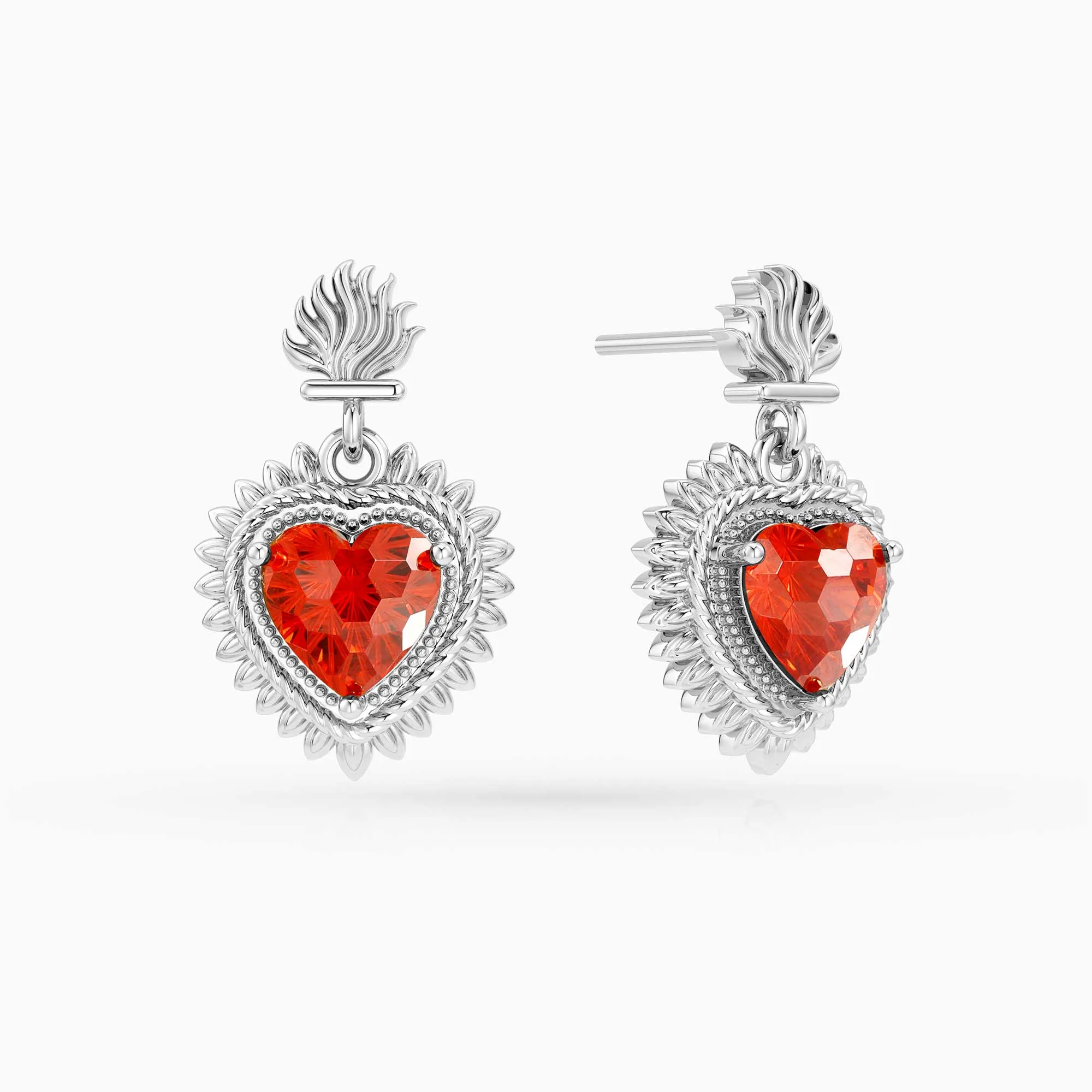 Nova Heart Earrings sold by Vanimy Jewelry product image thumbnail 4