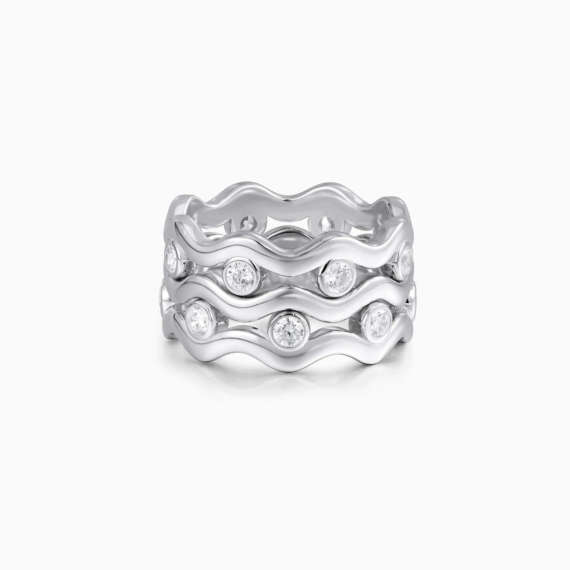 Elysian Wave Ring Set sold by Vanimy Jewelry product image thumbnail 5