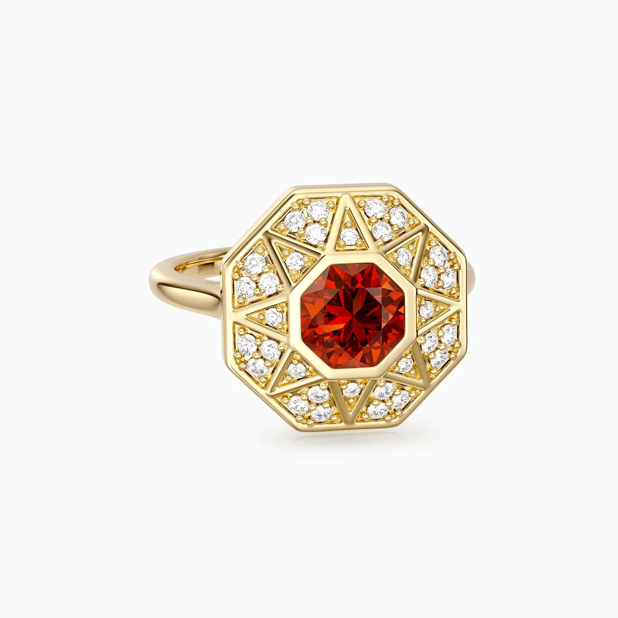 Radiant Light of Truth Octagon Ring sold by Vanimy Jewelry