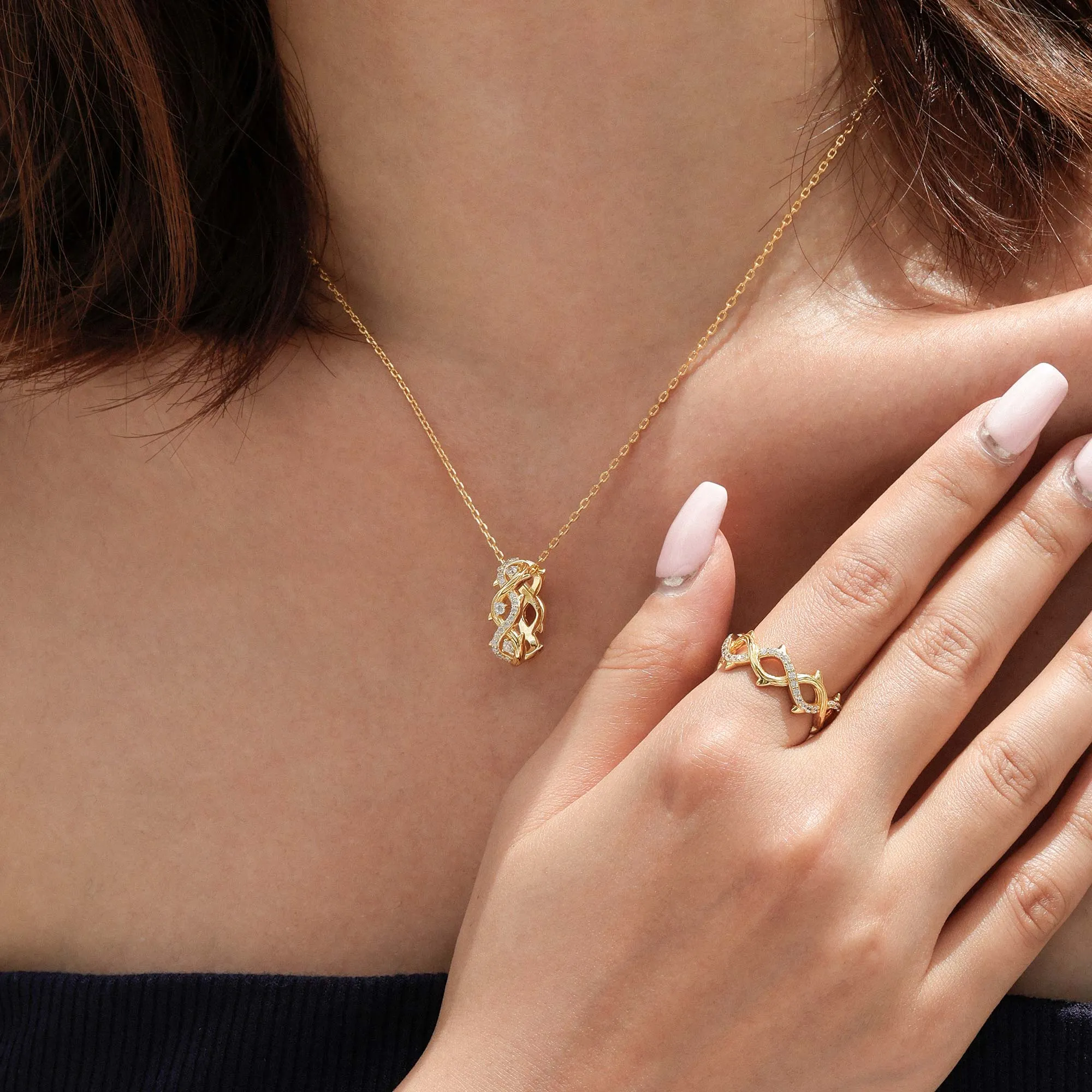 Crown of Thorns Band sold by Vanimy Jewelry product image thumbnail 3