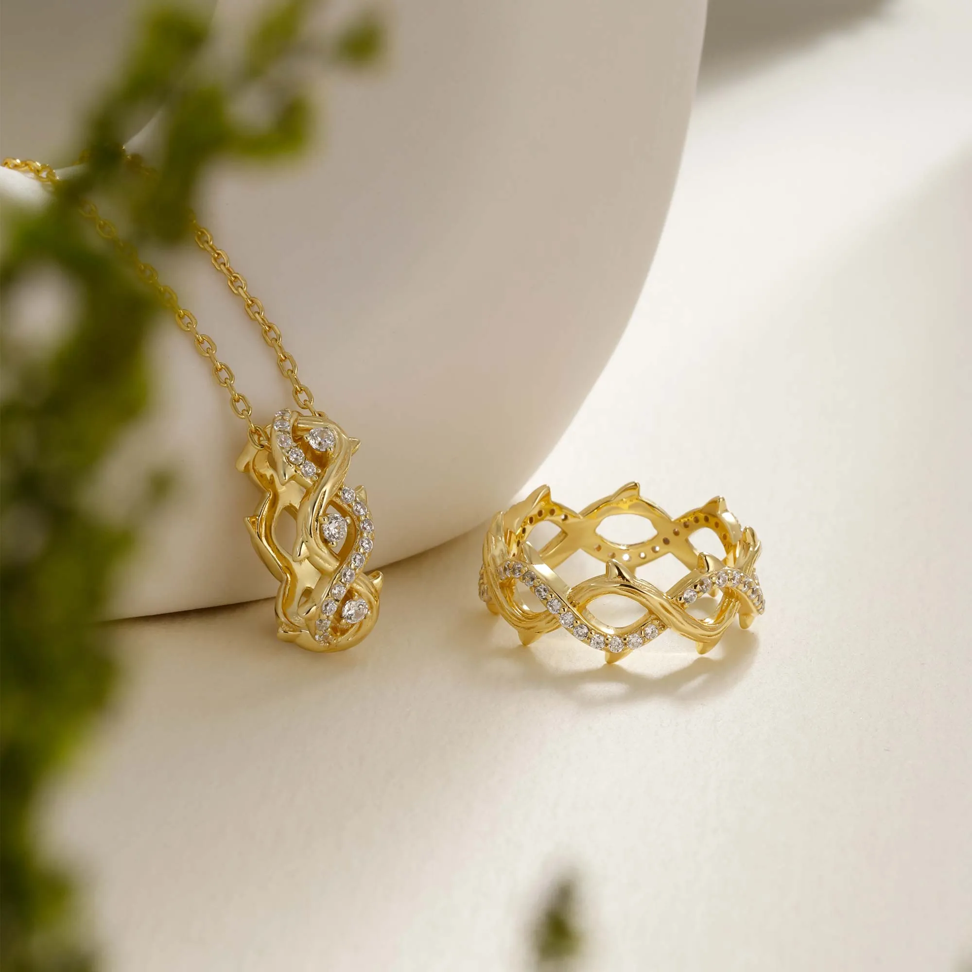 Crown of Thorns Band sold by Vanimy Jewelry product image thumbnail 4