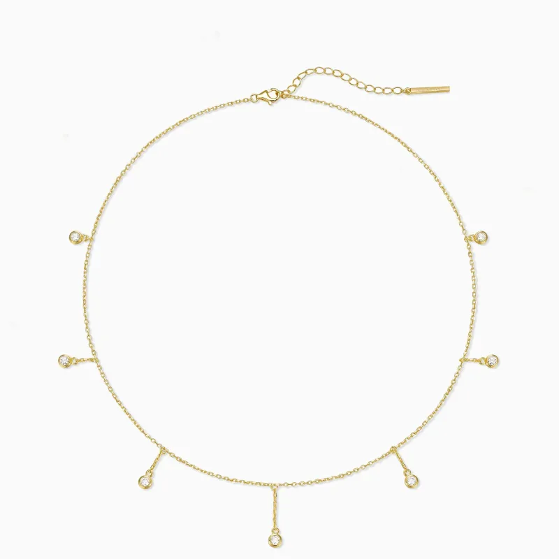 Raindrop Station Necklace sold by Vanimy Jewelry