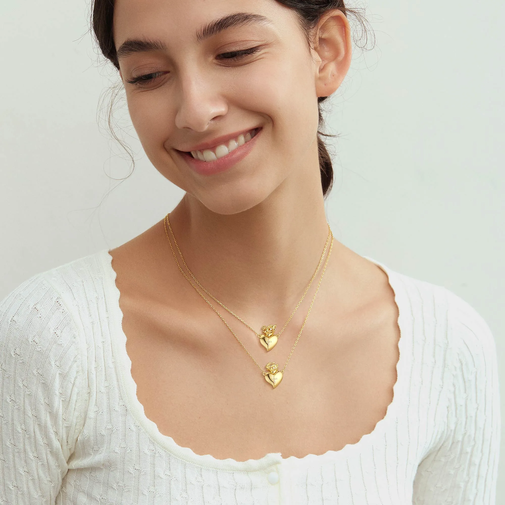 Born of Love Blooming Birth Flower Necklace sold by Vanimy Jewelry product image thumbnail 5