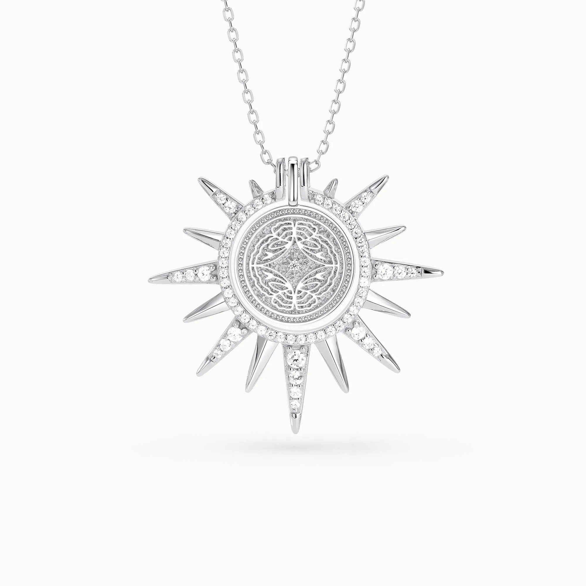 Butterfly Becoming Medallion Sunburst Necklace sold by Vanimy Jewelry product image thumbnail 3