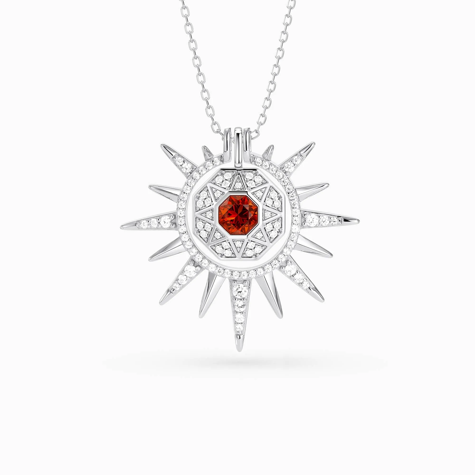 Radiant Light of Truth Octagon Sunburst Necklace sold by Vanimy Jewelry product image thumbnail 3