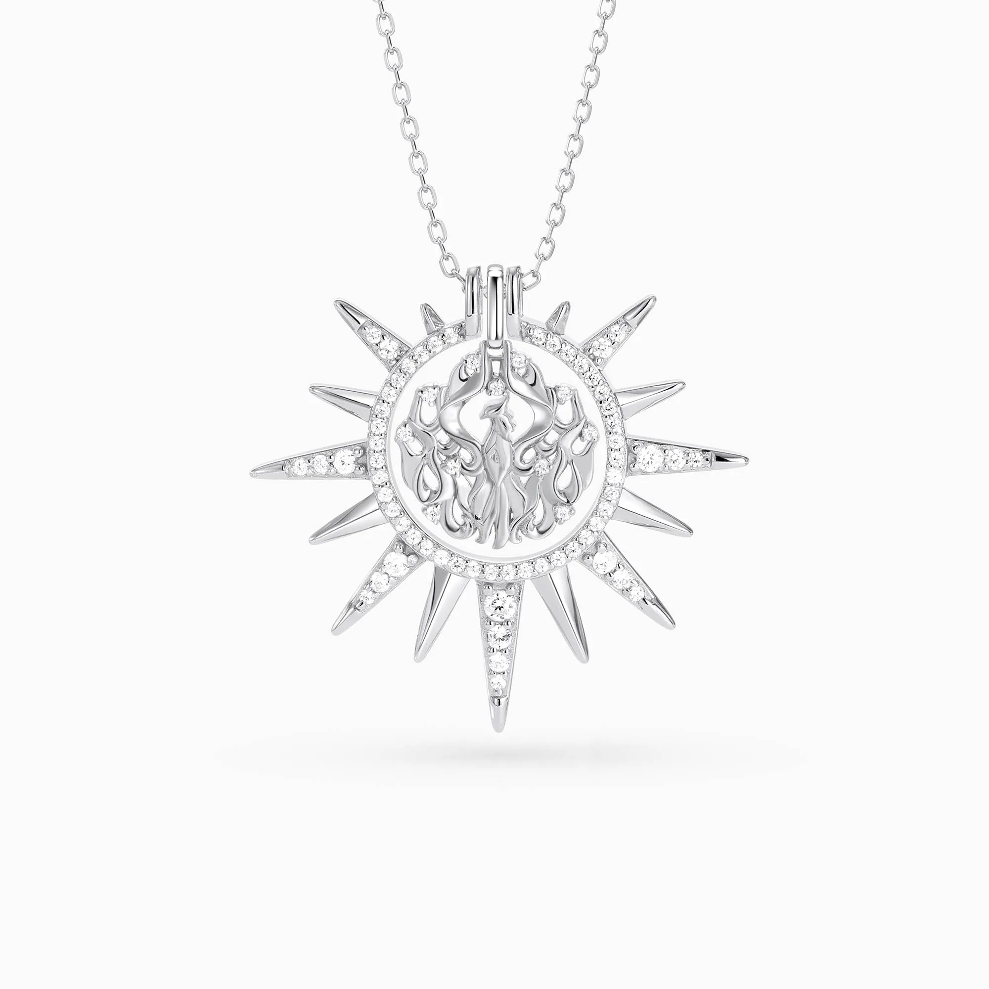 Rising Phoenix Sunburst Necklace sold by Vanimy Jewelry product image thumbnail 4