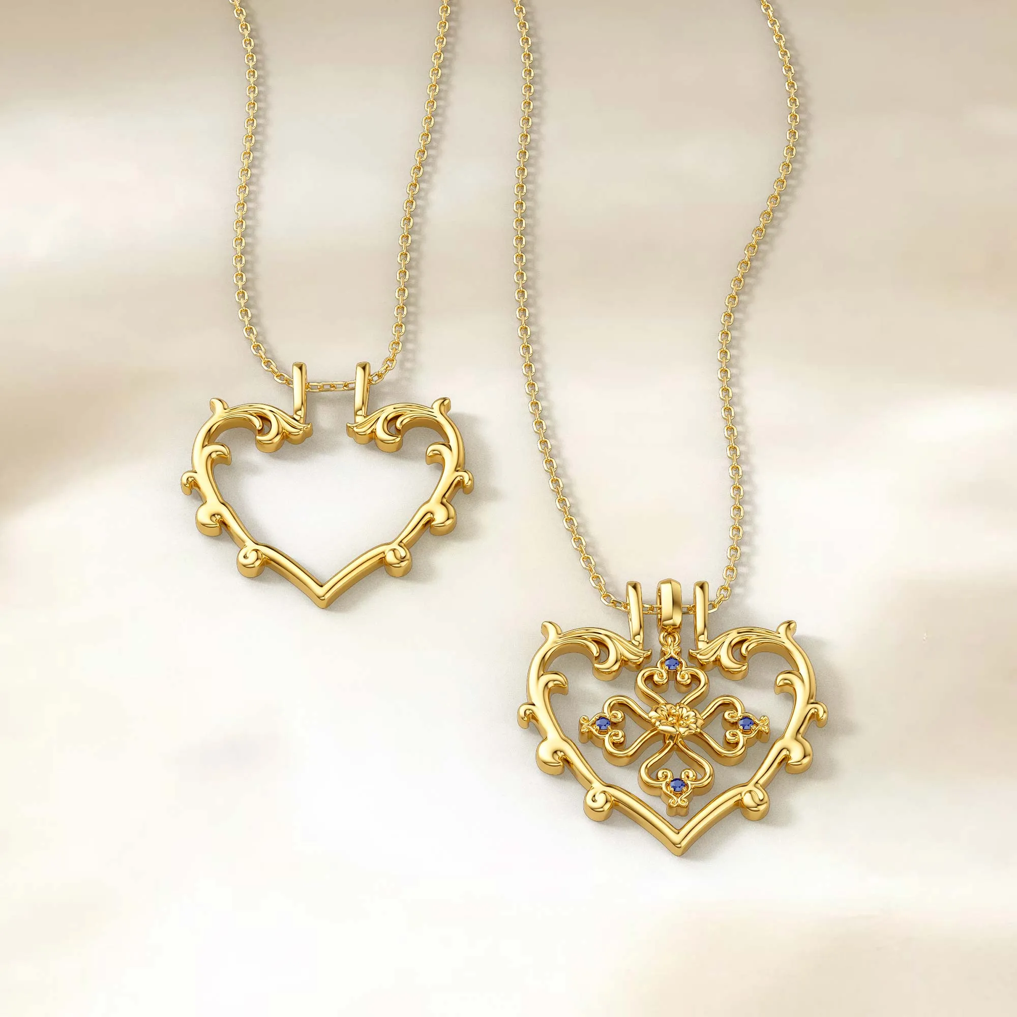 Sacred Bloom Heart of Love Necklace sold by Vanimy Jewelry product image thumbnail 4