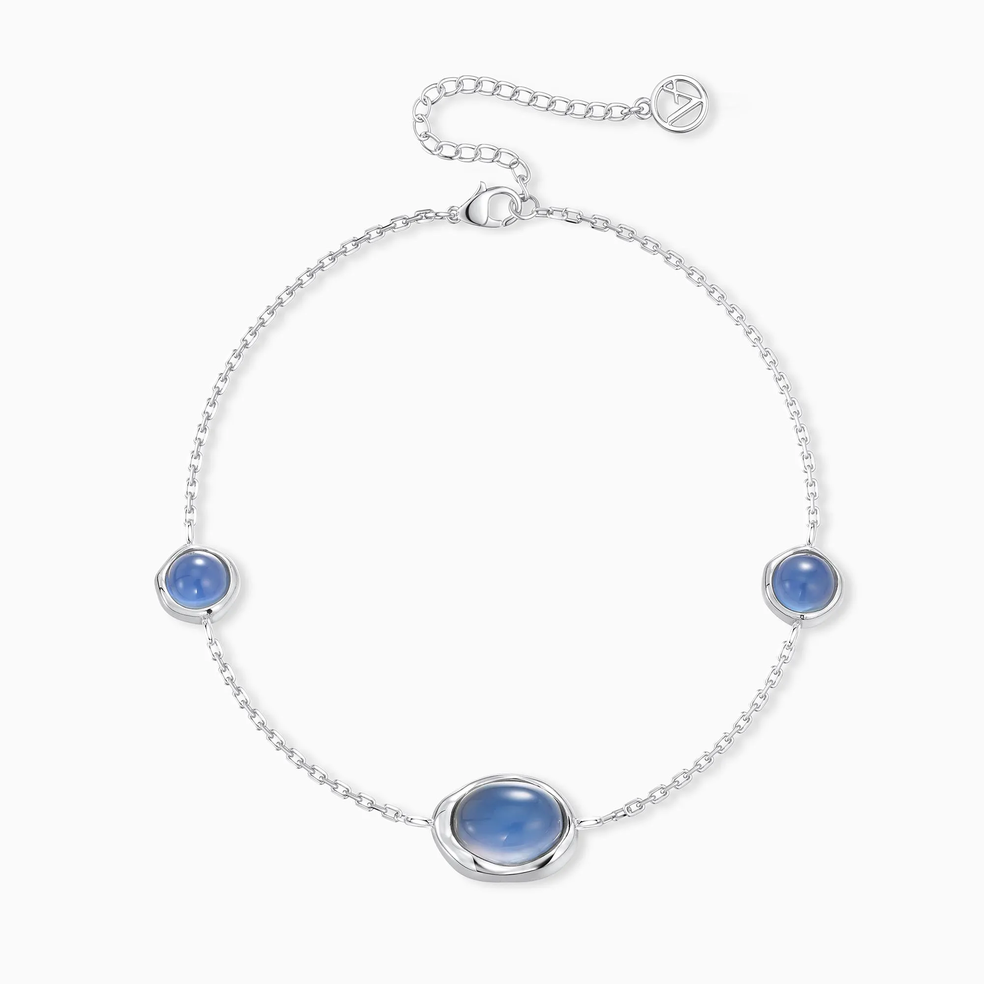 Seren Droplet Gemstone Station Bracelet sold by Vanimy Jewelry product image thumbnail 5