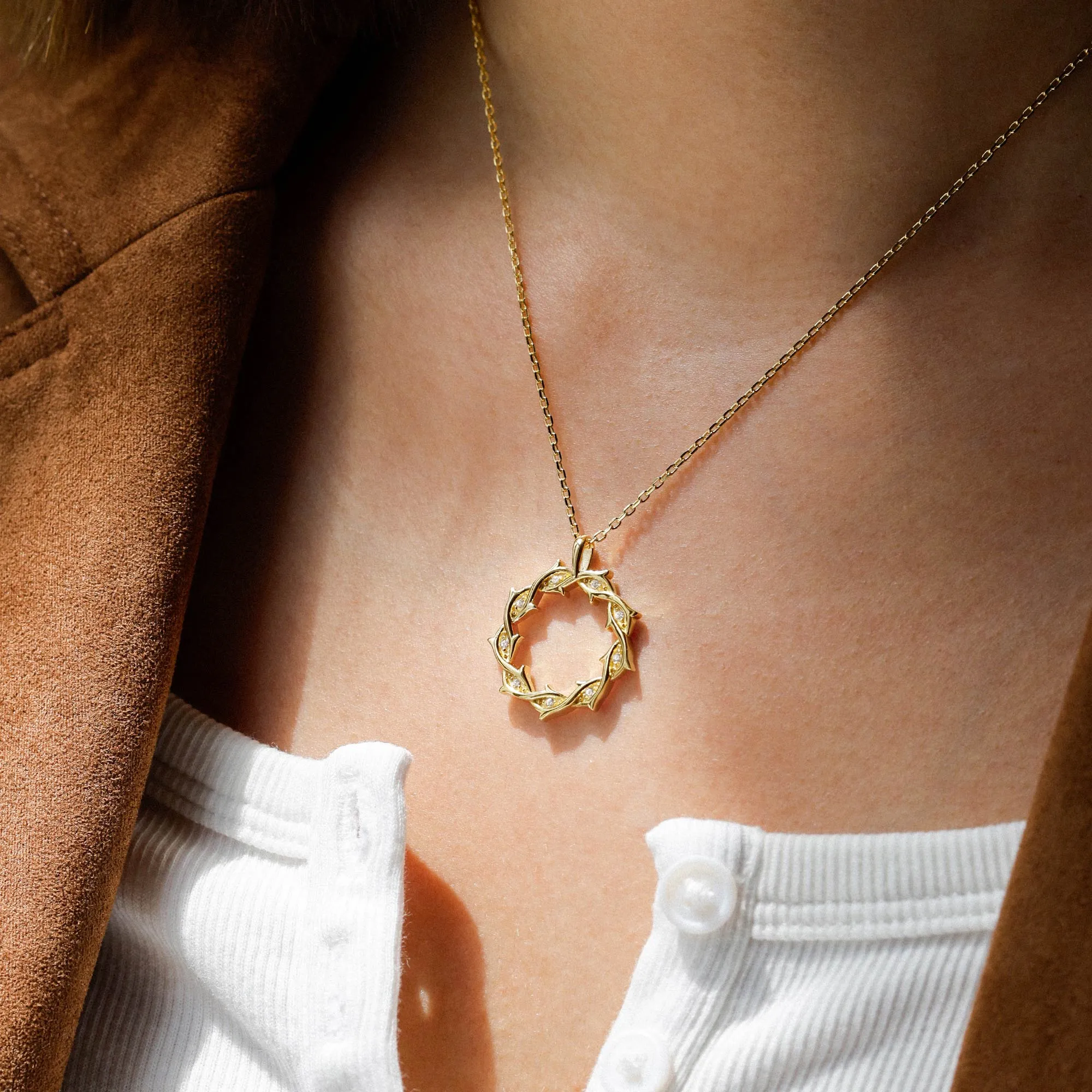 Crown of Thorns Light Necklace sold by Vanimy Jewelry product image thumbnail 3