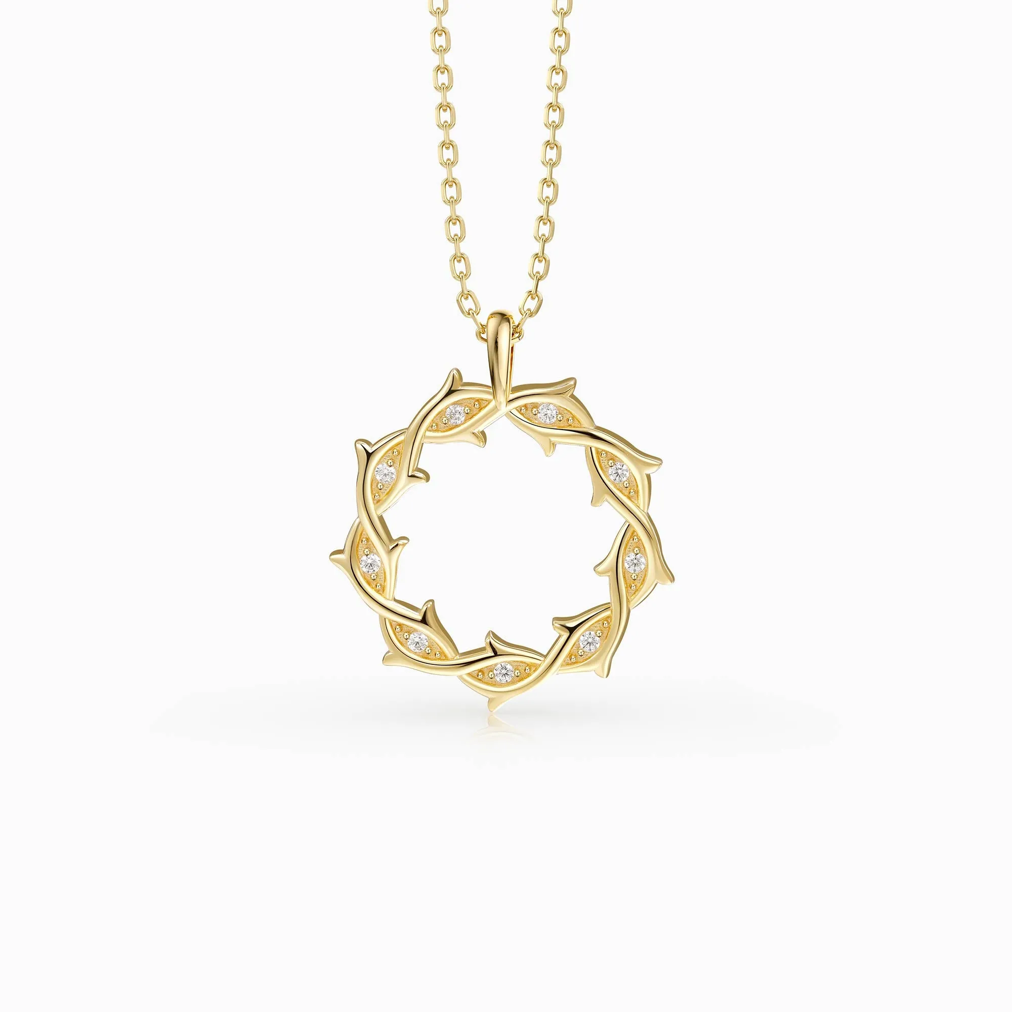 Crown of Thorns Light Necklace sold by Vanimy Jewelry