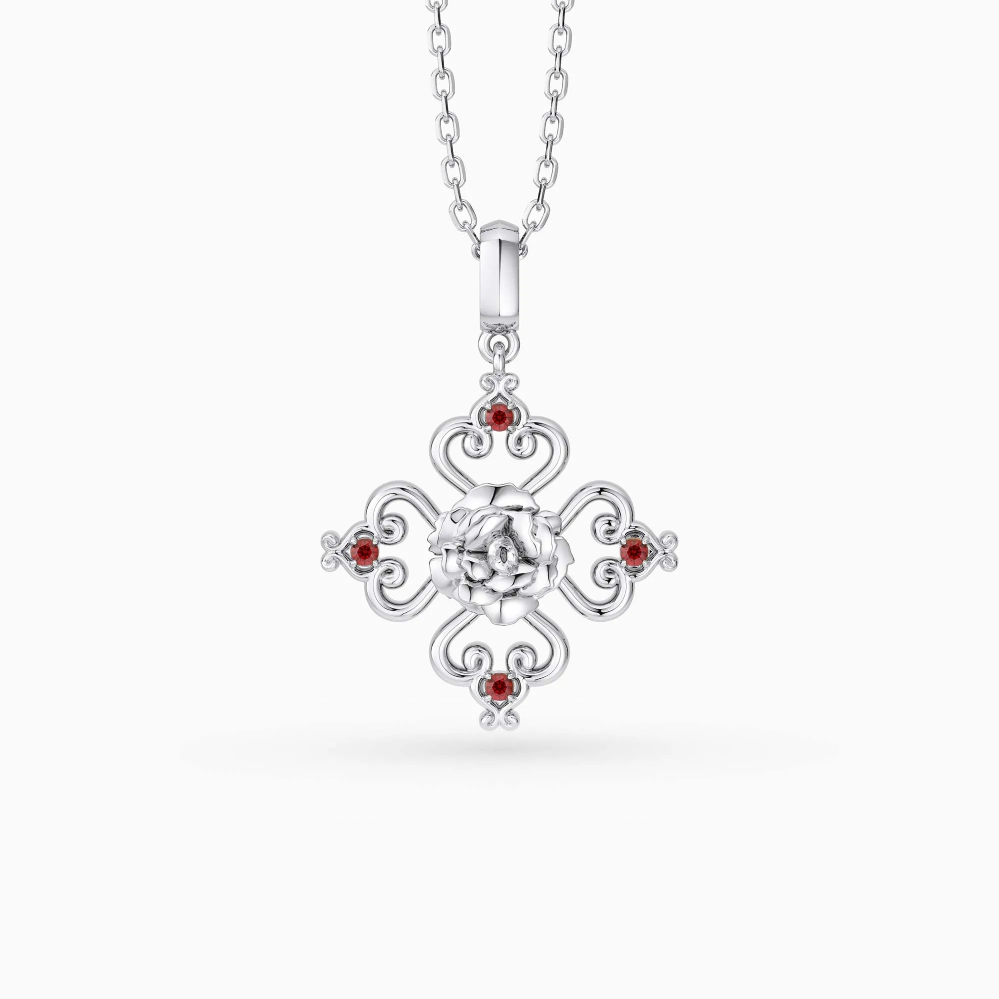 Sacred Bloom Carnation Love Birth Flower Necklace sold by Vanimy Jewelry product image thumbnail 5