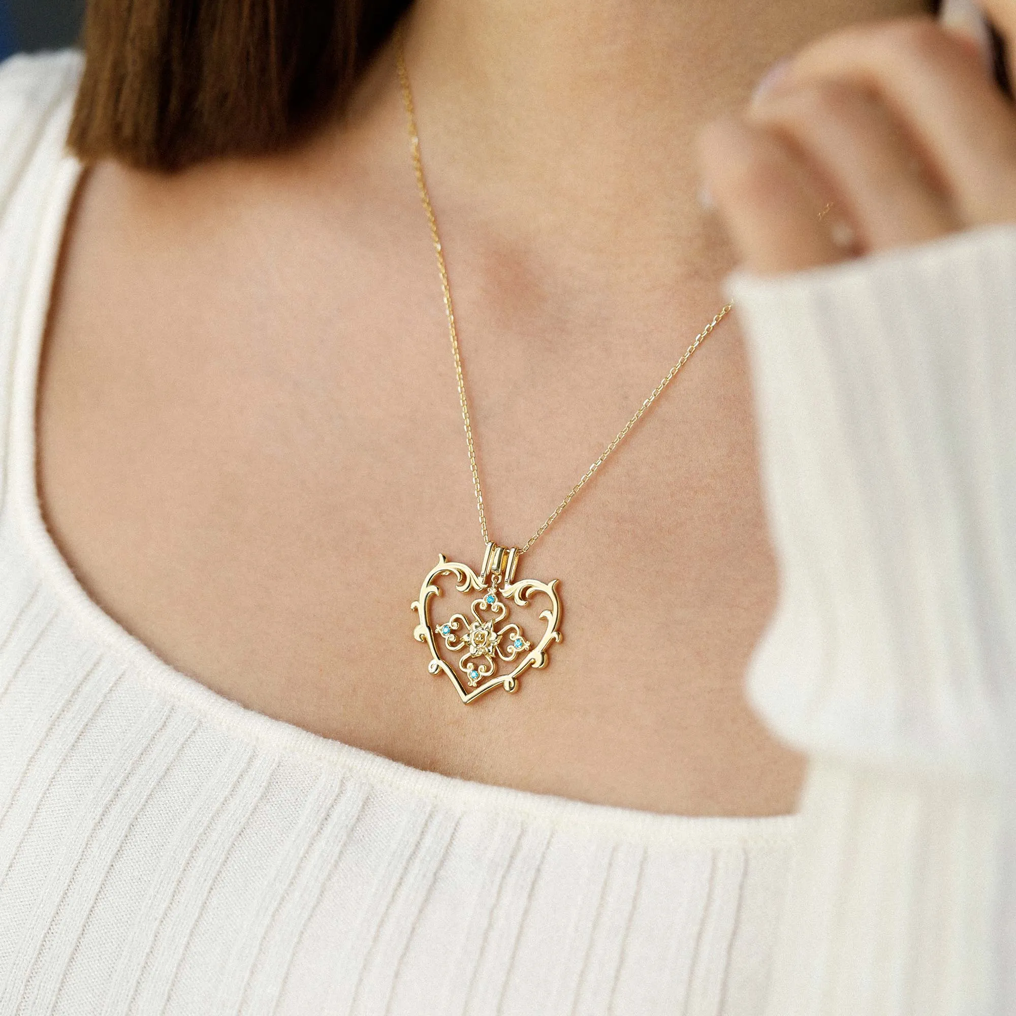 Sacred Bloom Daffodil Love Birth Flower Necklace sold by Vanimy Jewelry product image thumbnail 4