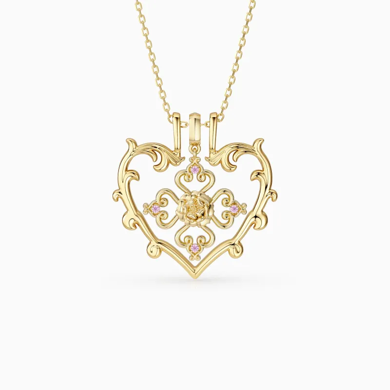 Sacred Bloom Marigold Love Birth Flower Necklace Set sold by Vanimy Jewelry