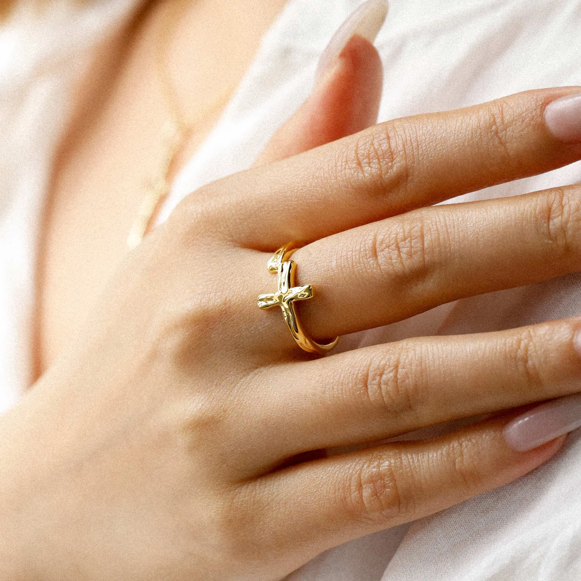 Liquid Cross Ring sold by Vanimy Jewelry product image thumbnail 2