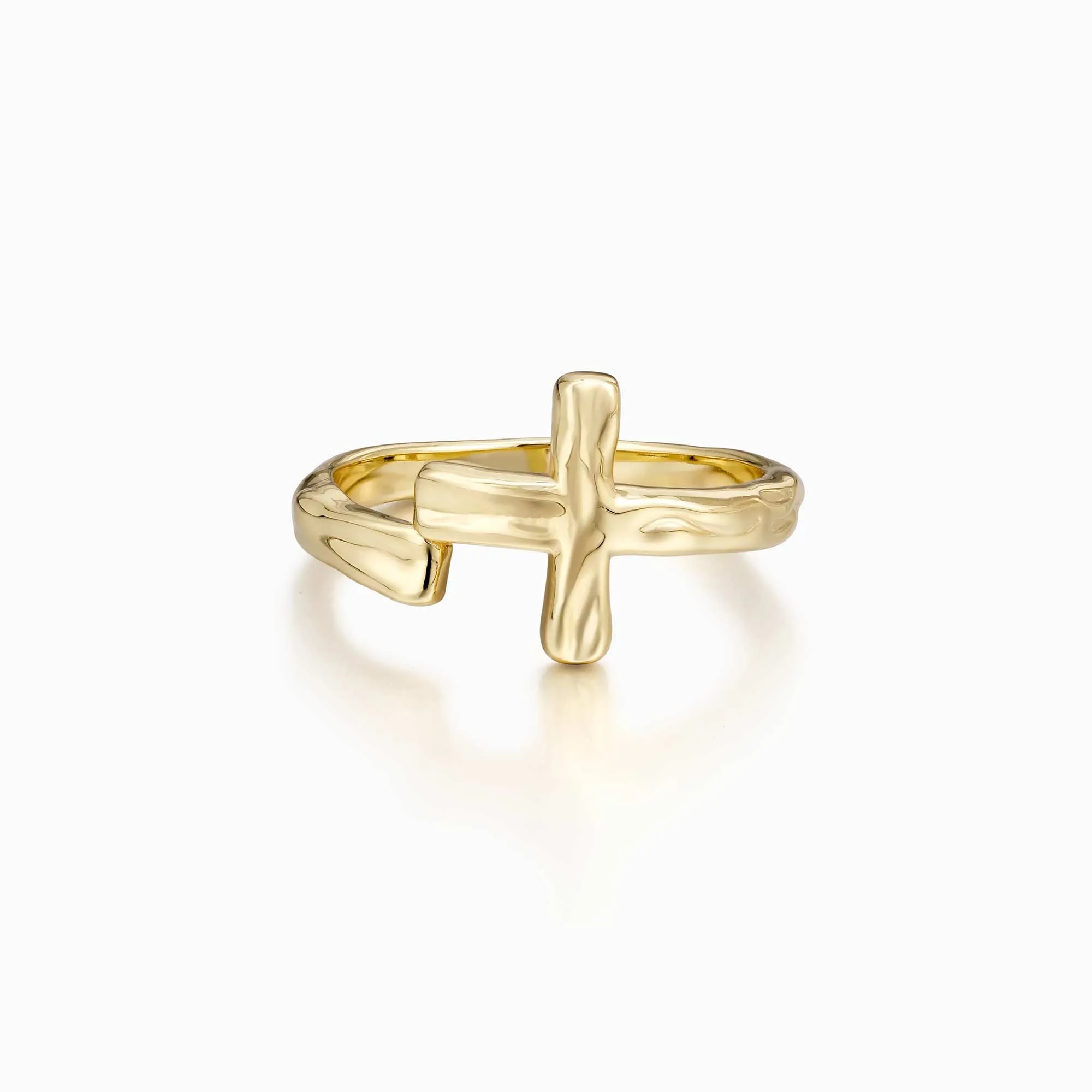 Liquid Cross Ring sold by Vanimy Jewelry