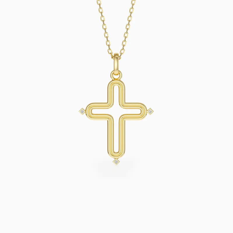 Sanctuary Cross Necklace sold by Vanimy Jewelry