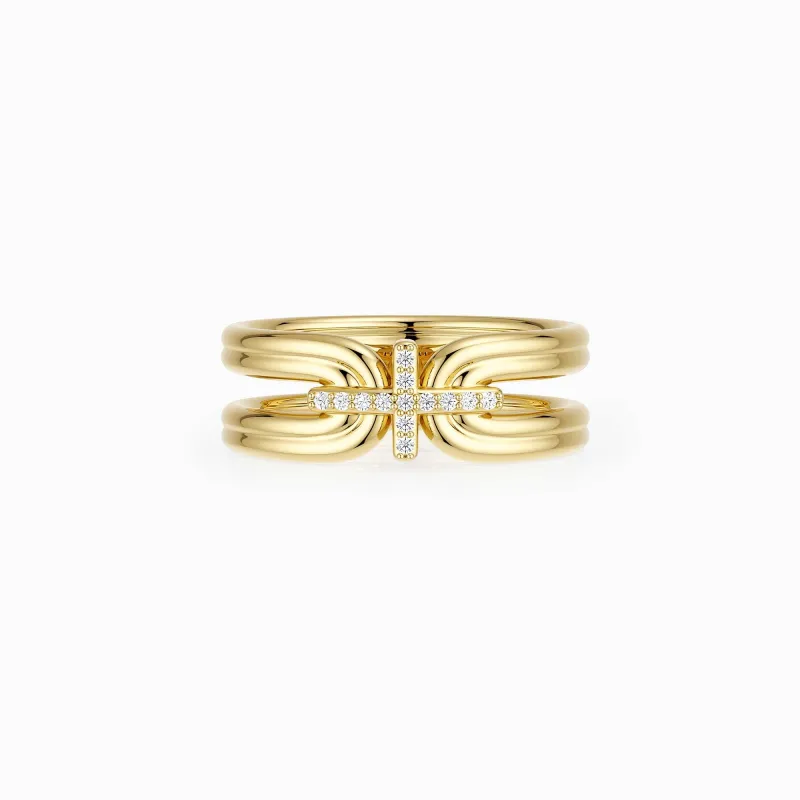 Holy Door Cross Ring sold by Vanimy Jewelry
