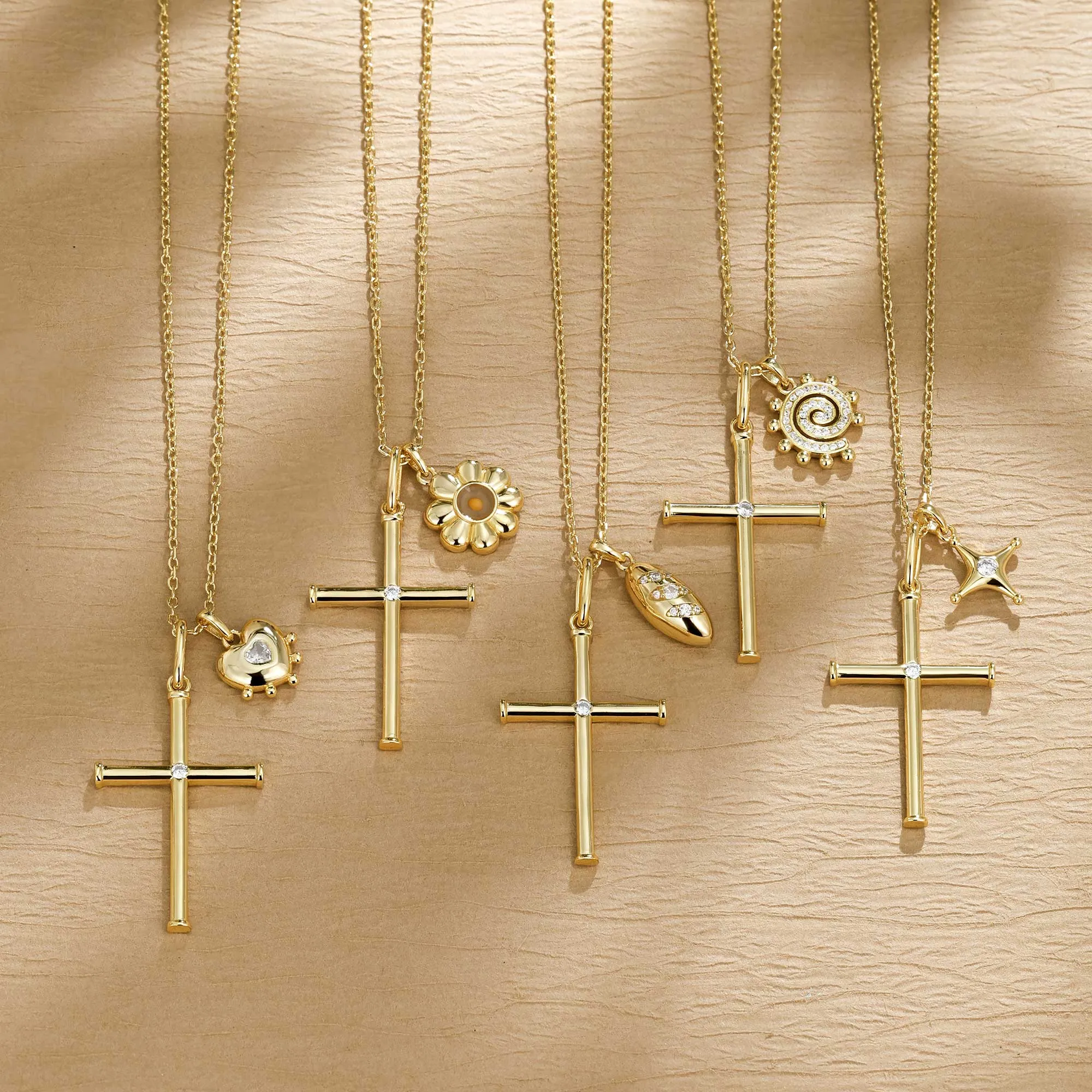 Heart of Grace Cross Necklace sold by Vanimy Jewelry product image thumbnail 4