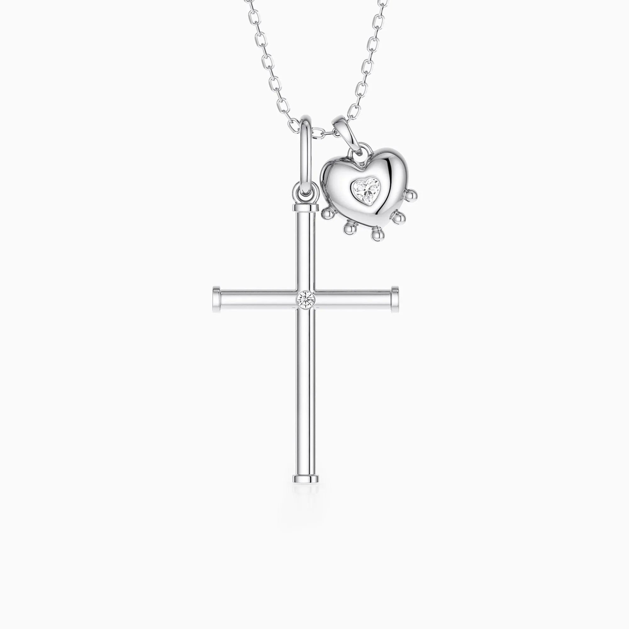 Heart of Grace Cross Necklace sold by Vanimy Jewelry product image thumbnail 5