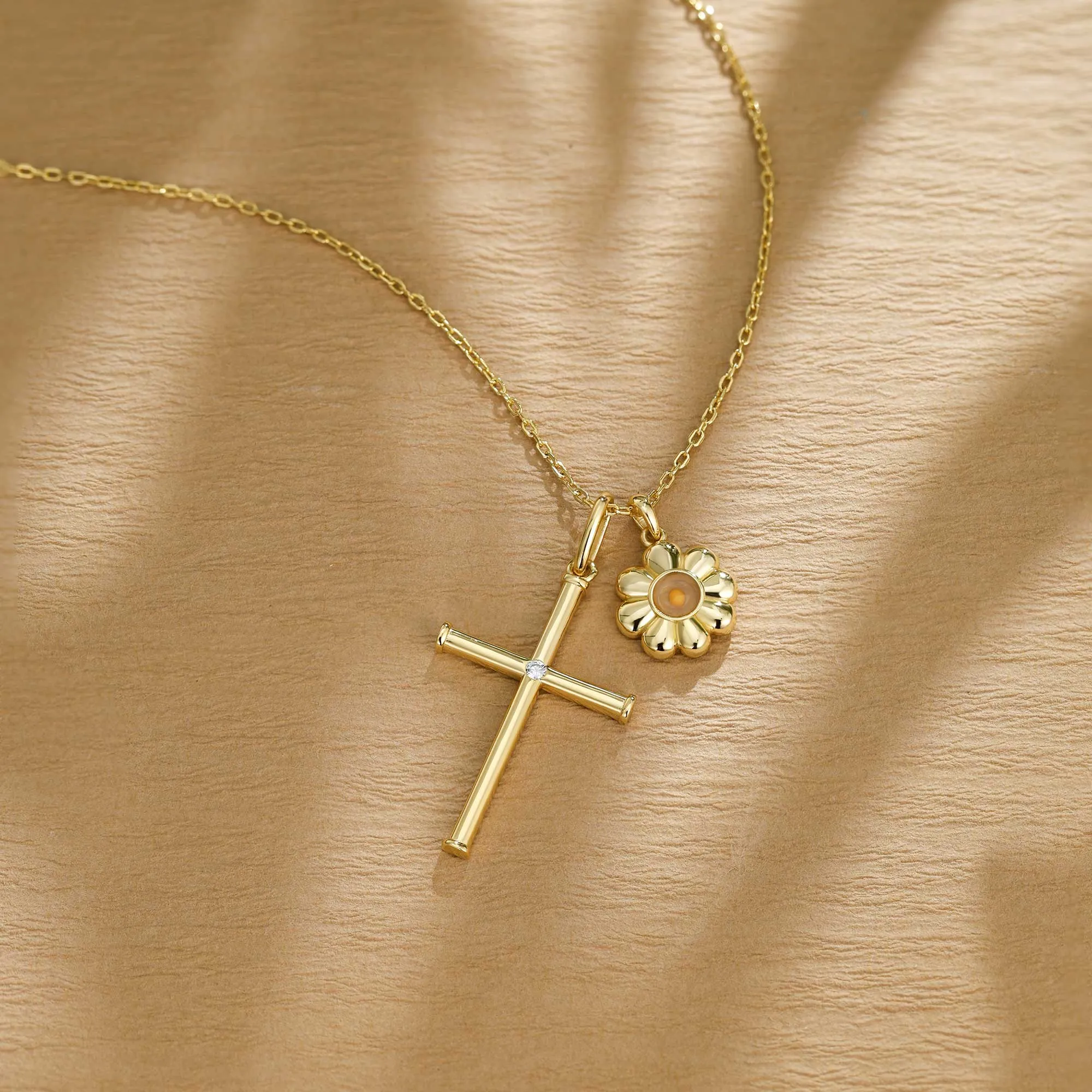 Mustard Seed of Hope Cross Necklace sold by Vanimy Jewelry product image thumbnail 2