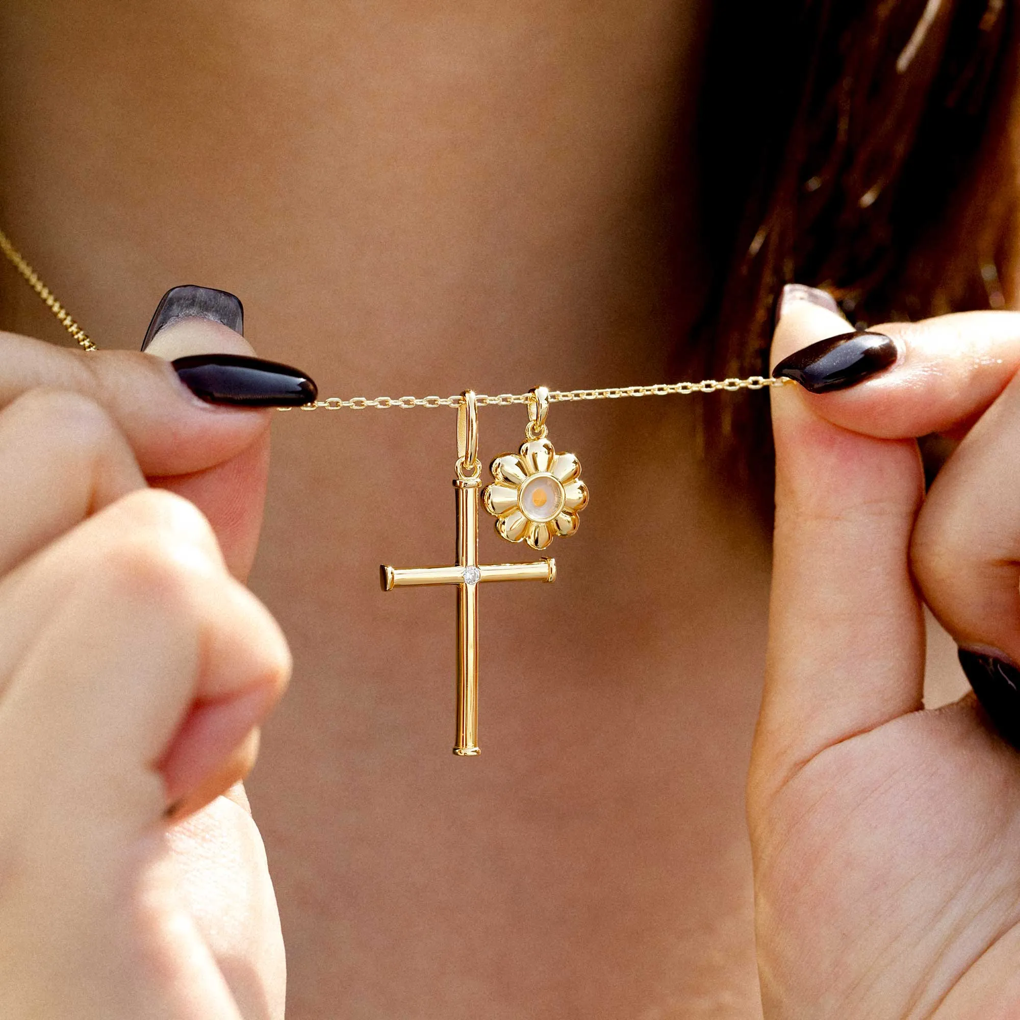 Mustard Seed of Hope Cross Necklace sold by Vanimy Jewelry product image thumbnail 4