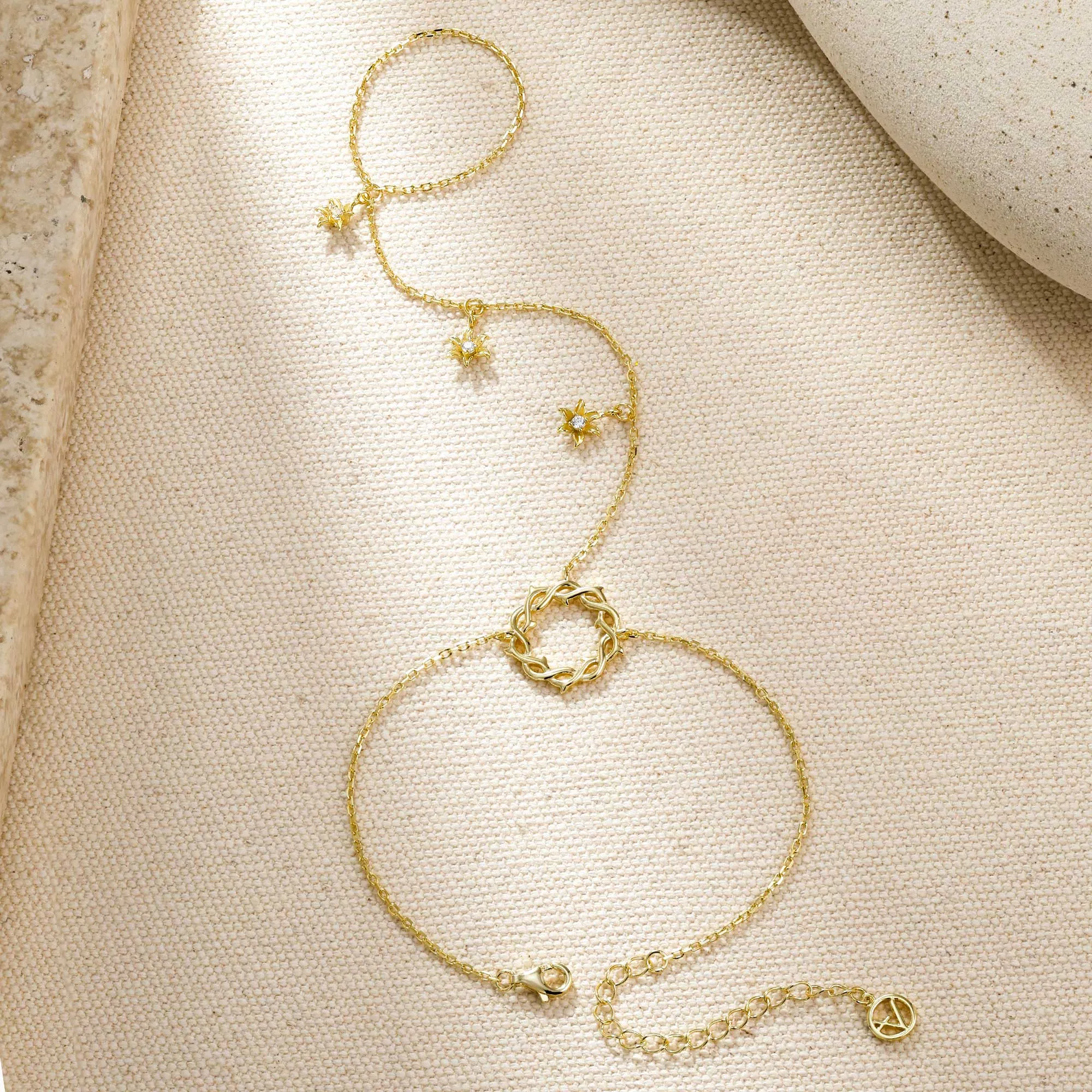 Lily in Grace Hand Chain sold by Vanimy Jewelry product image thumbnail 3