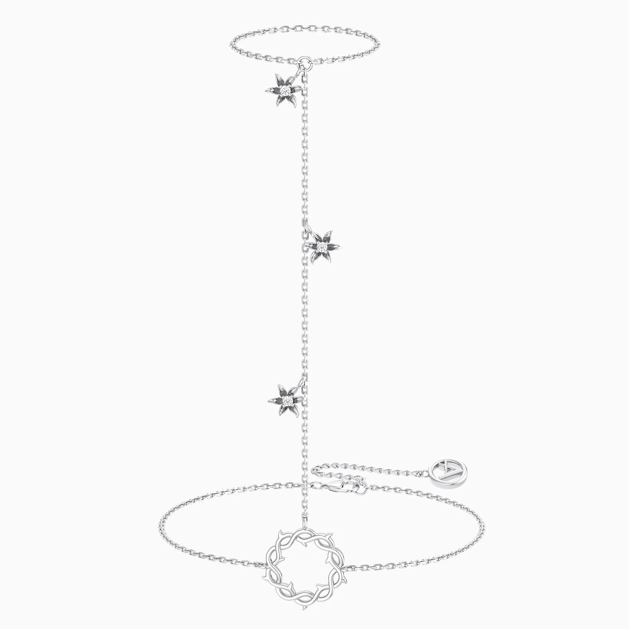 Lily in Grace Hand Chain sold by Vanimy Jewelry product image thumbnail 4