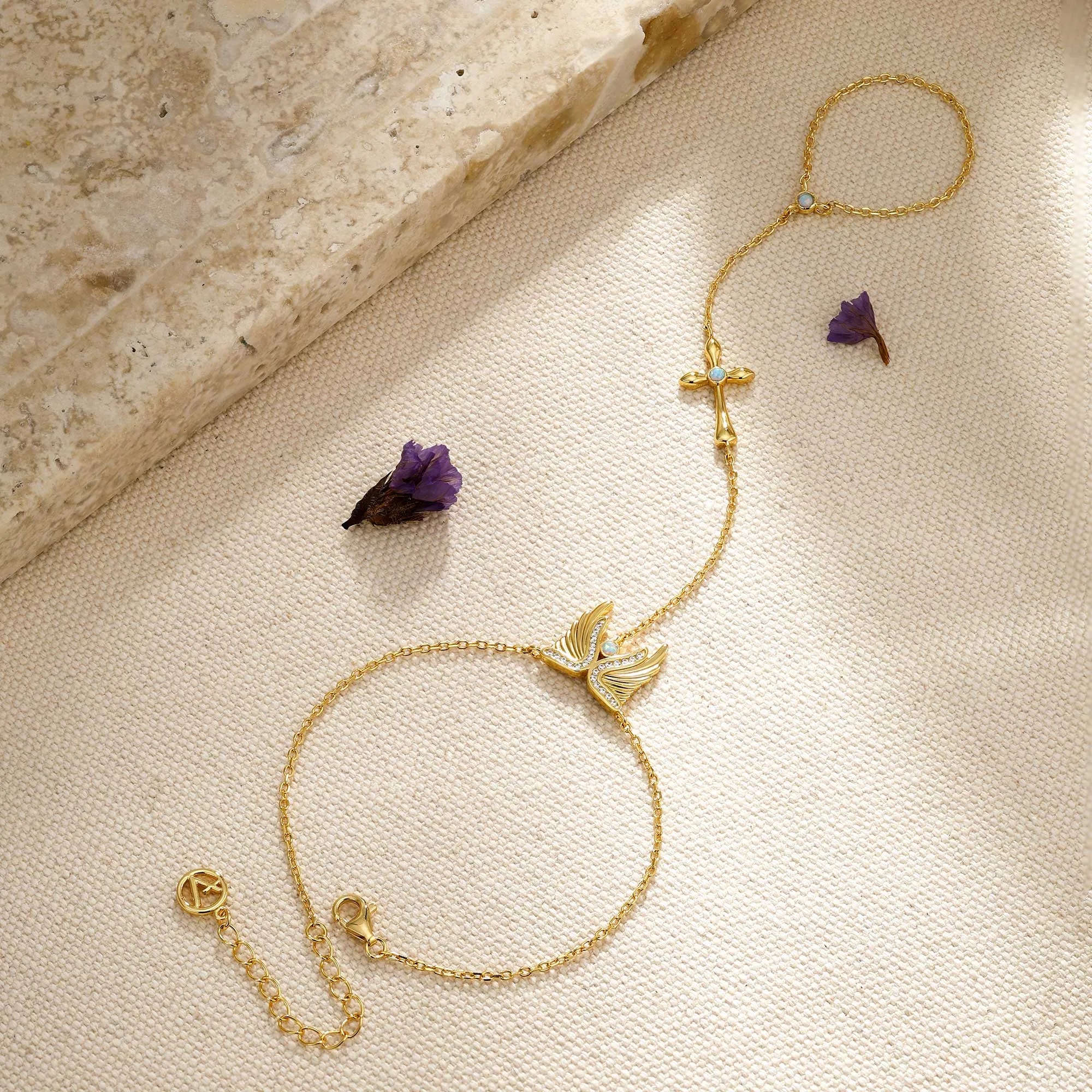 Wings of Light Hand Chain sold by Vanimy Jewelry product image thumbnail 3