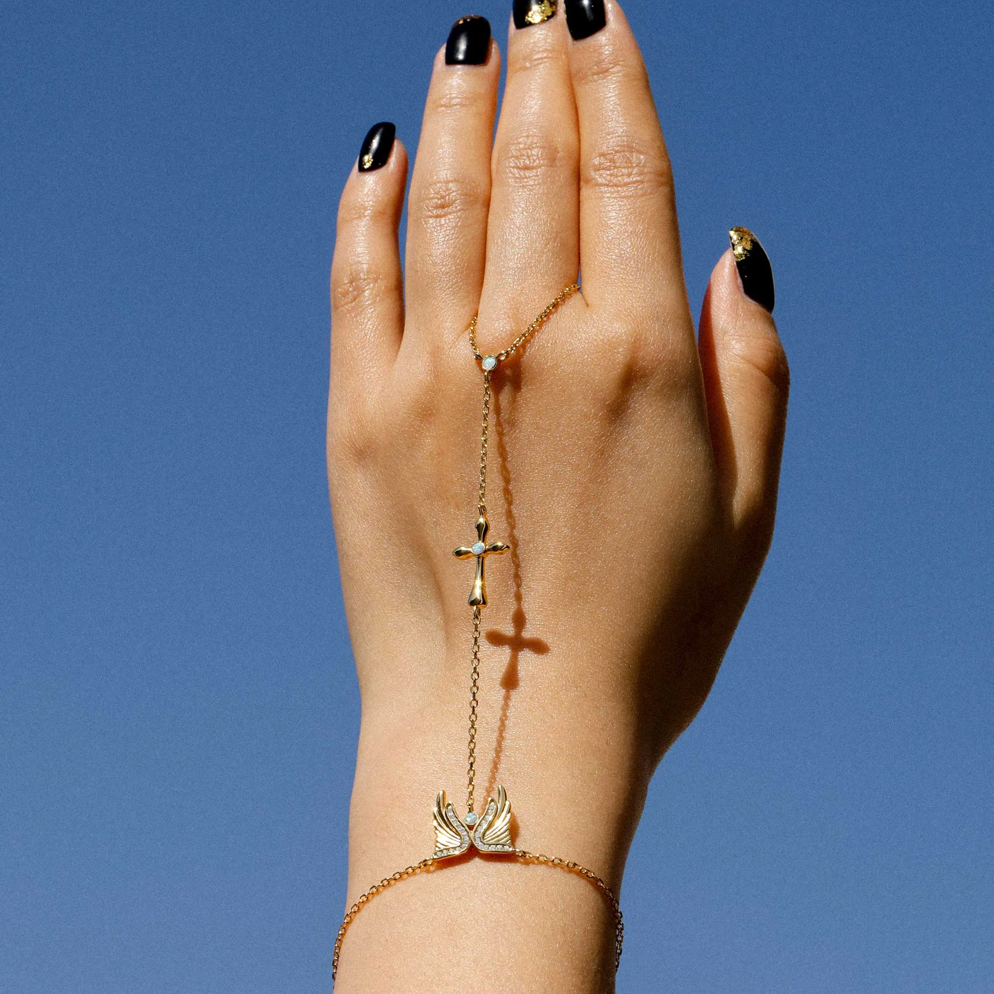 Wings of Light Hand Chain sold by Vanimy Jewelry product image thumbnail 4