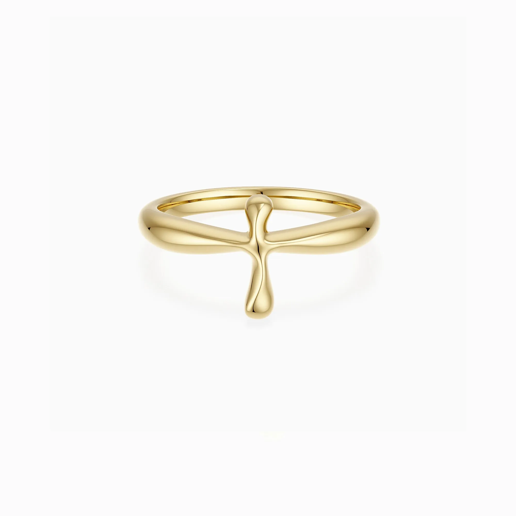 Fluid Cross Ring sold by Vanimy Jewelry