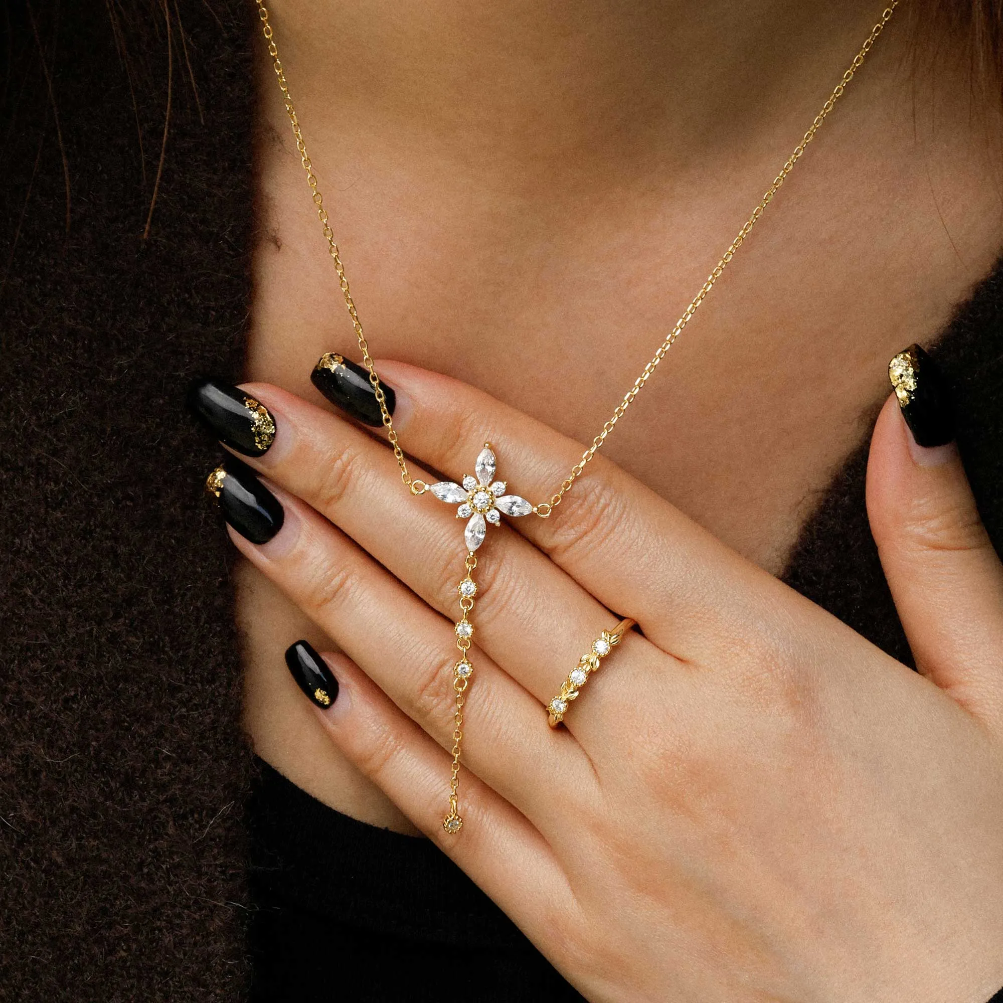 Byzantine Cross Y Necklace sold by Vanimy Jewelry product image thumbnail 2