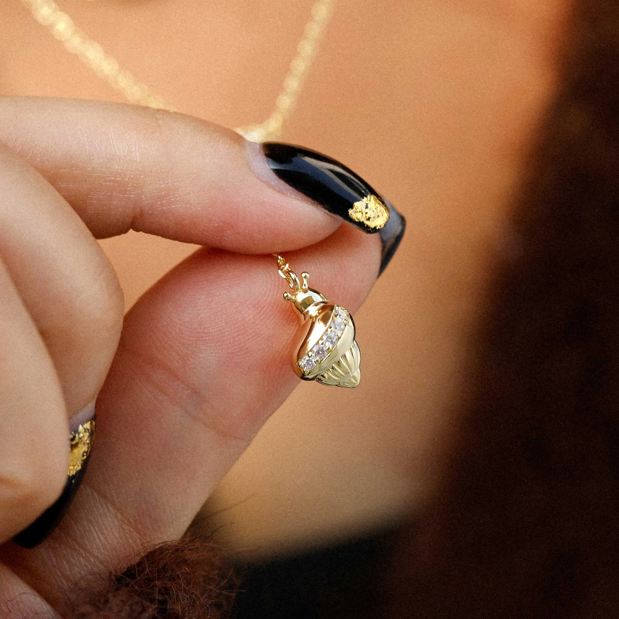 Snail Y Necklace sold by Vanimy Jewelry product image thumbnail 3