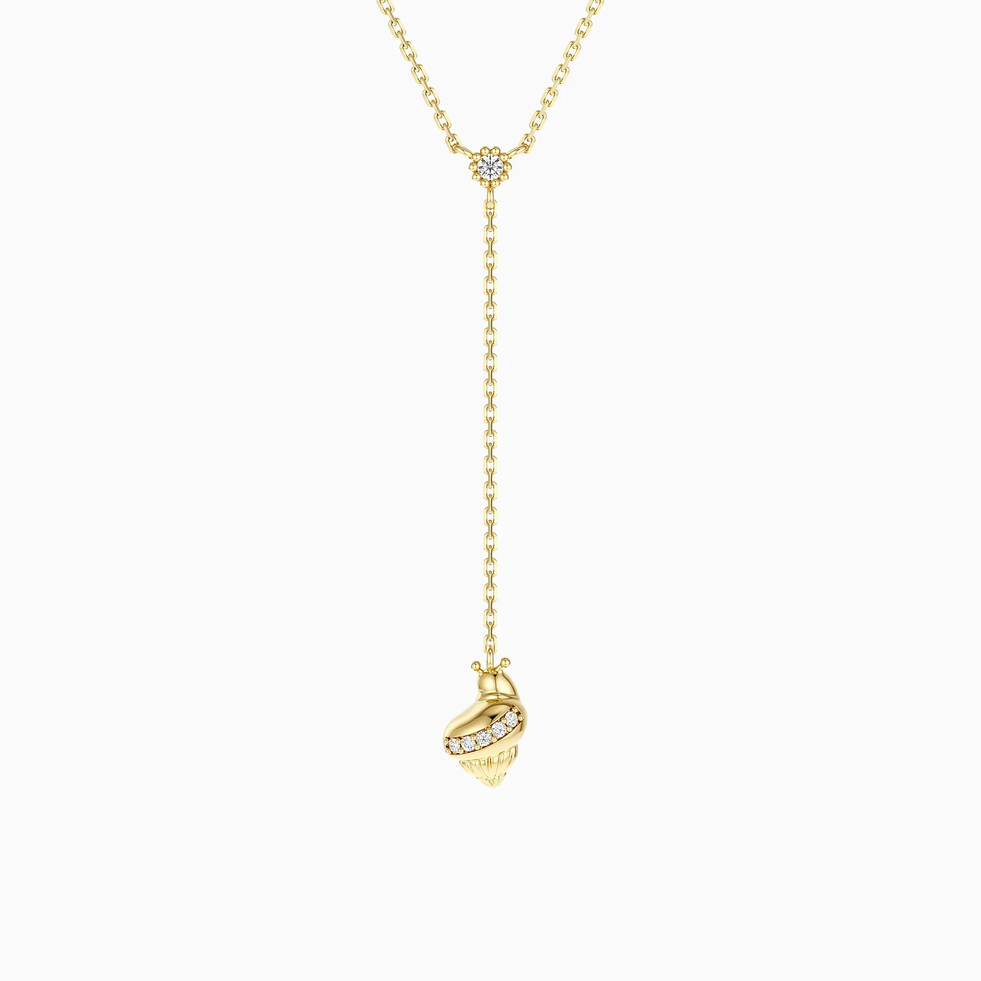 Snail Y Necklace sold by Vanimy Jewelry