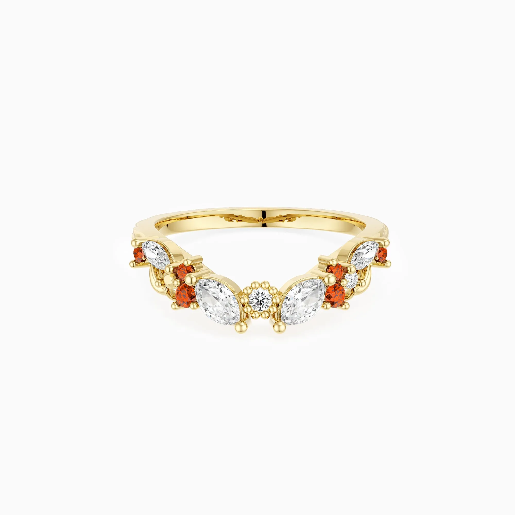 Marquise Bloom Stackable Ring sold by Vanimy Jewelry