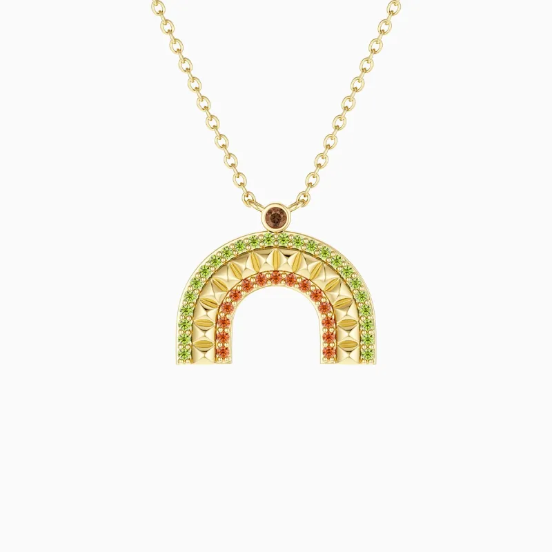 Noah Rainbow Necklace made by Vanimy Jewelry