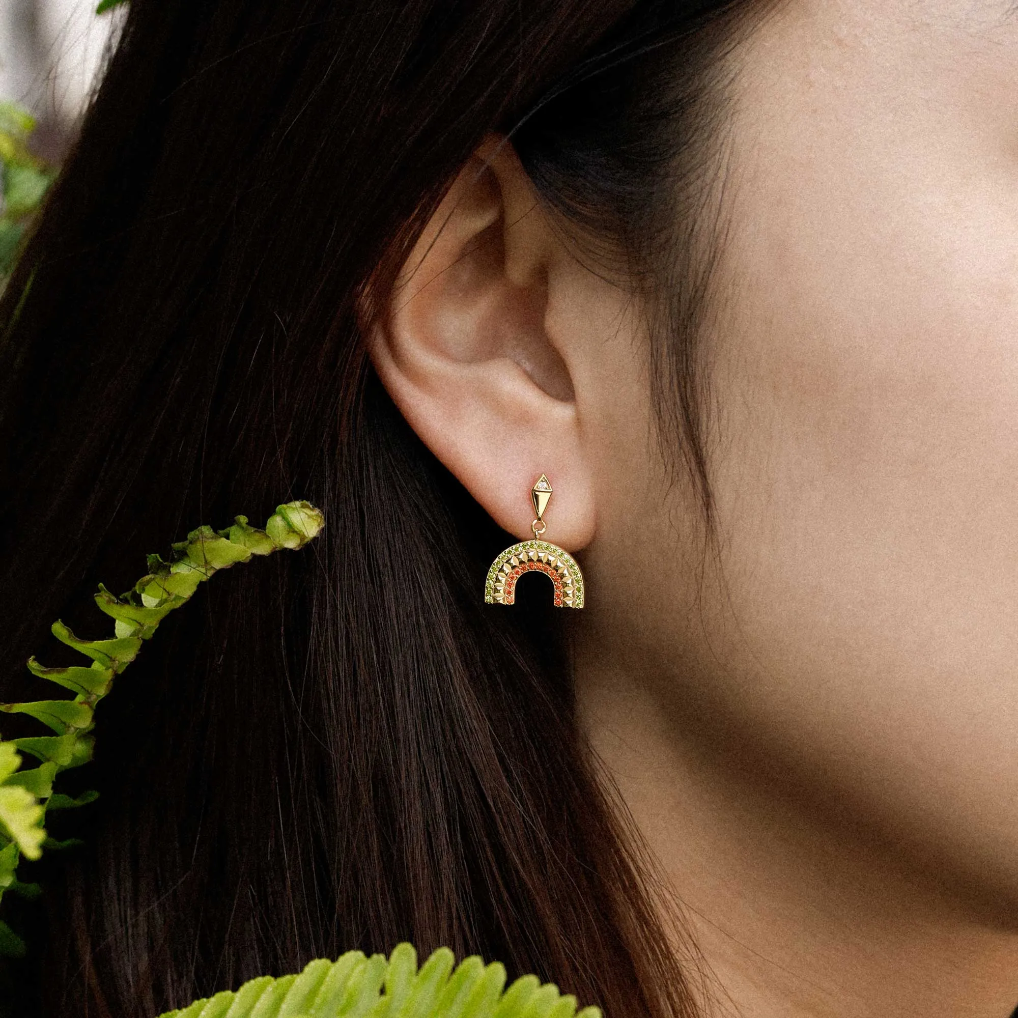 Noah Rainbow Drop Earrings sold by Vanimy Jewelry product image thumbnail 2