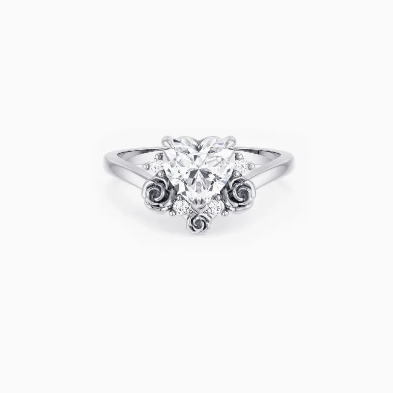 Rosavelle Heart Topaz Ring made by Vanimy Jewelry