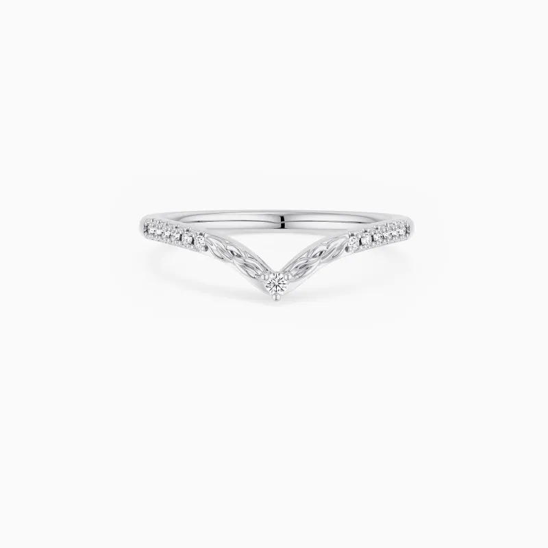 Vine Whisper Stacking Ring made by Vanimy Jewelry