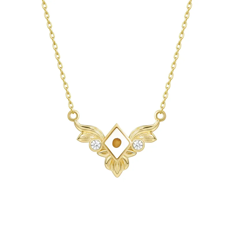 Mustard Seed Bloom Necklace made by Vanimy Jewelry
