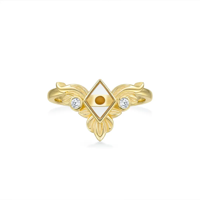 Mustard Seed Bloom Ring made by Vanimy Jewelry