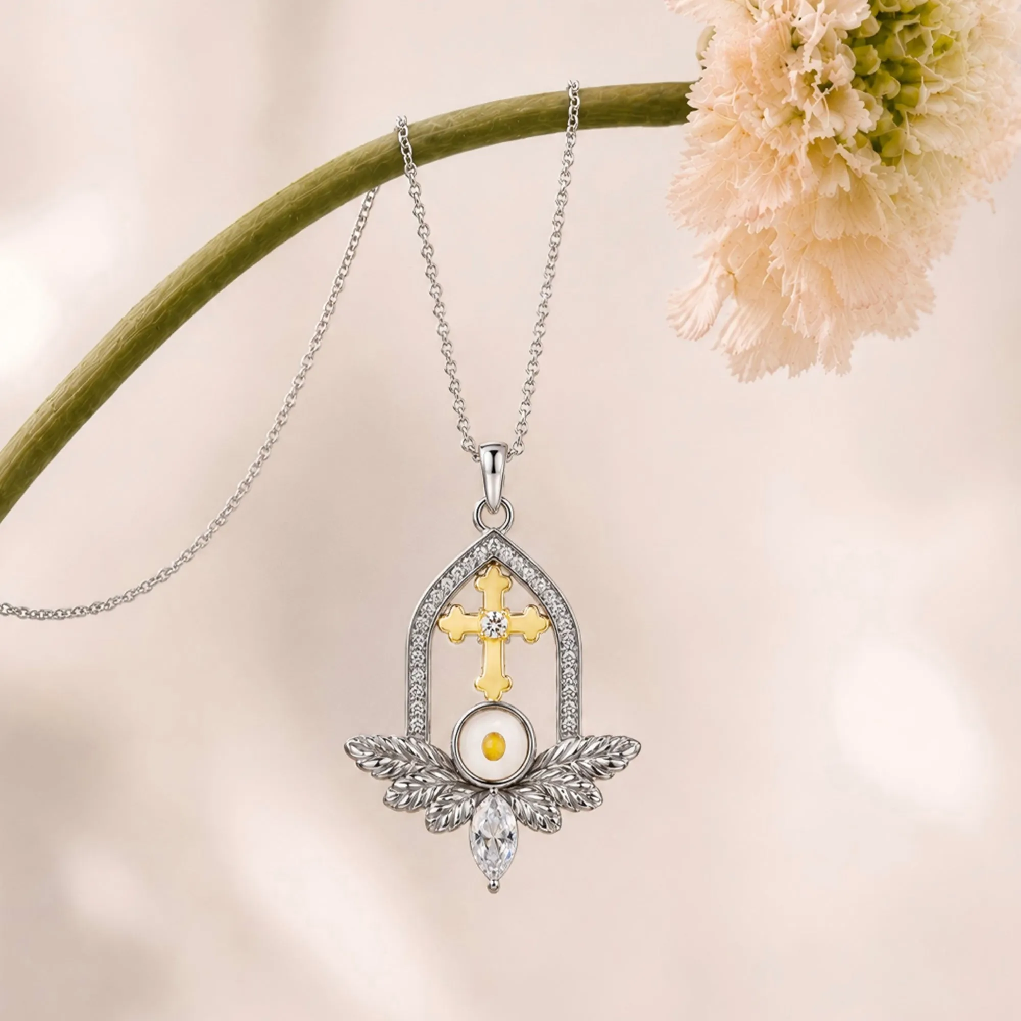 Blooming Faith Mustard Seed Necklace sold by Vanimy Jewelry product image thumbnail 3